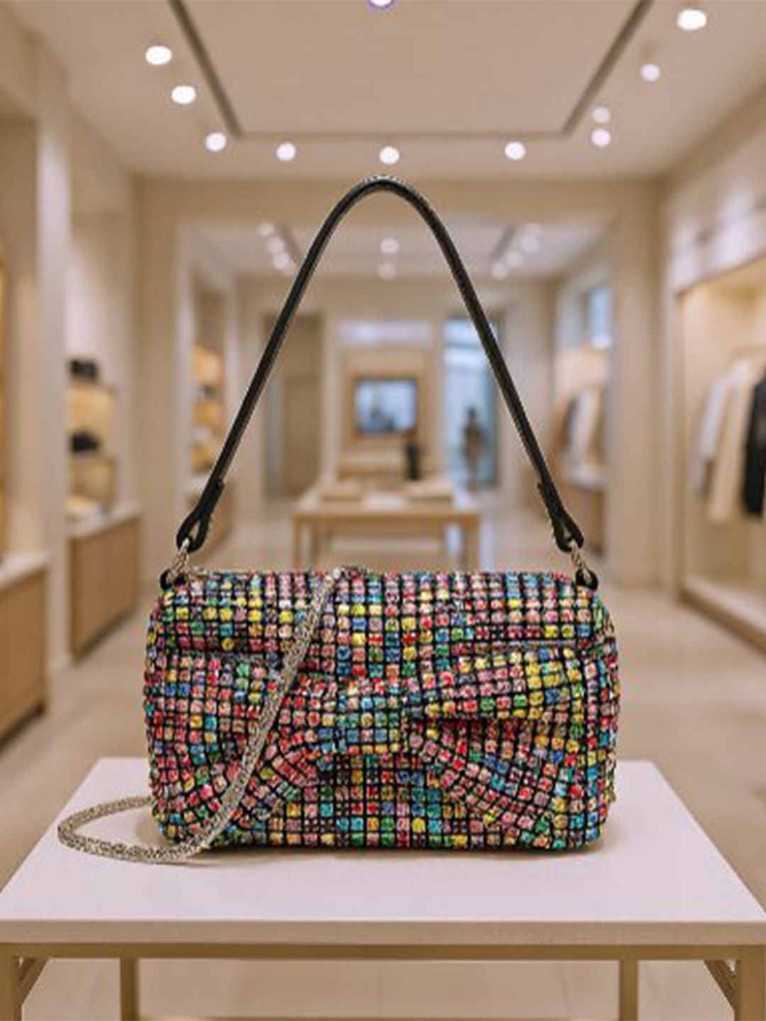 bebe Embellished Handheld Bag-picture-14