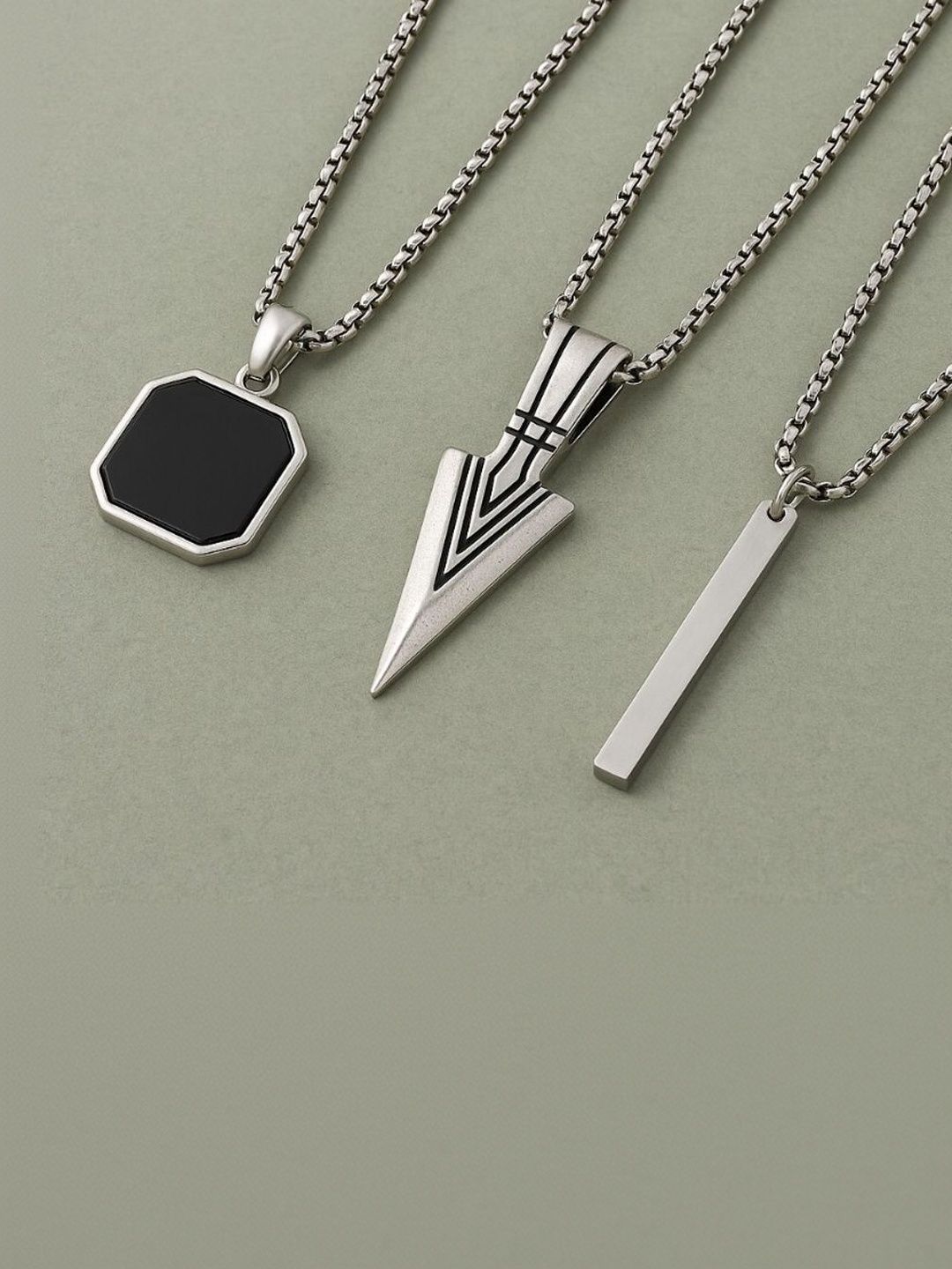 kazare Rhodium-Plated Pendant-picture-43