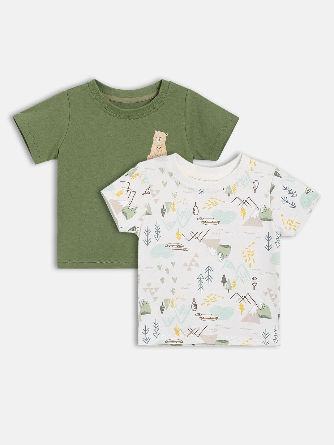 MINI KLUB Boys Pack of 2 Half Sleeves T-shirt-picture-27