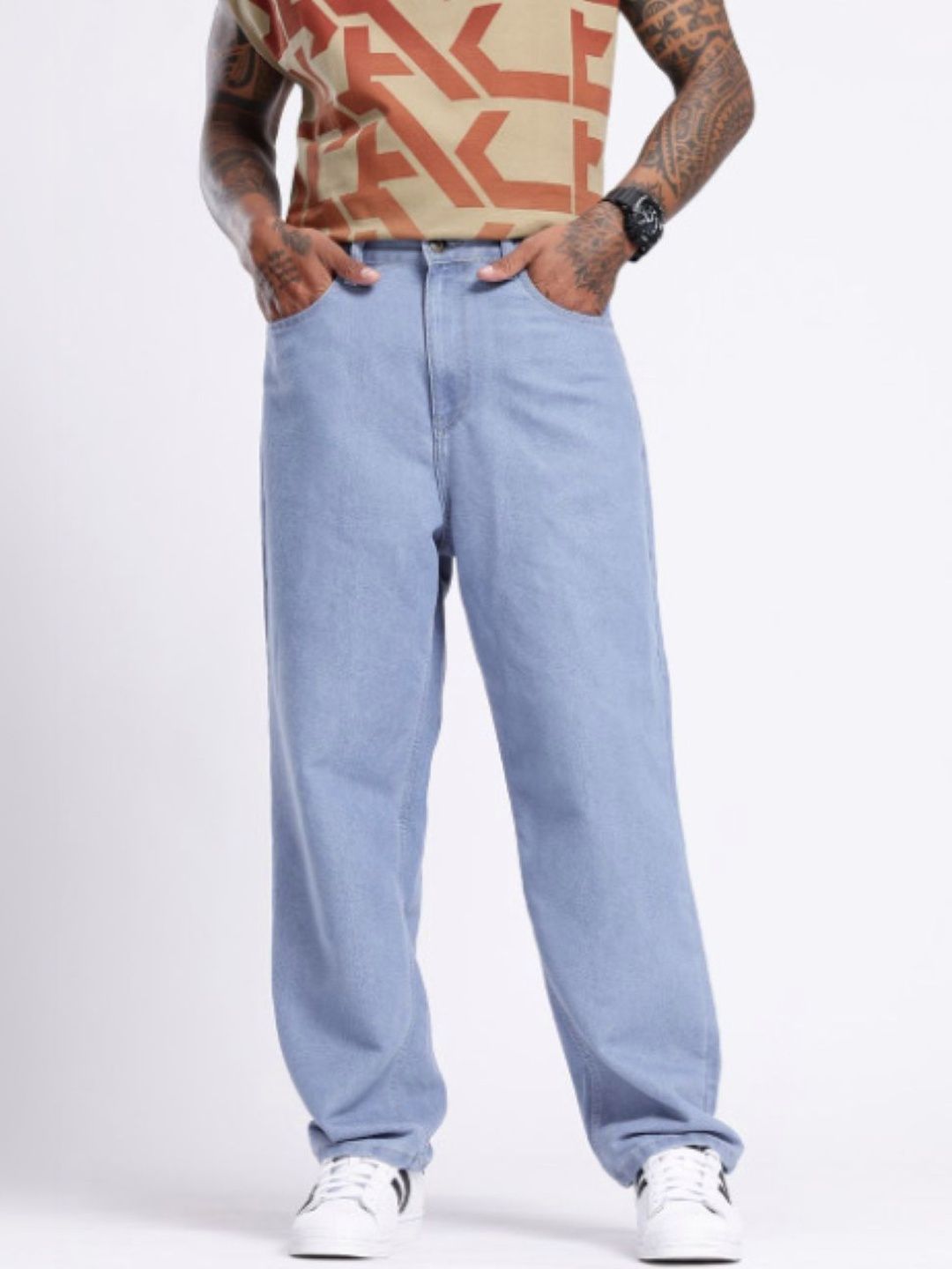 SZN Men Classic Boyfriend Fit Mid-Rise Stretchable Denim Jeans-picture-36