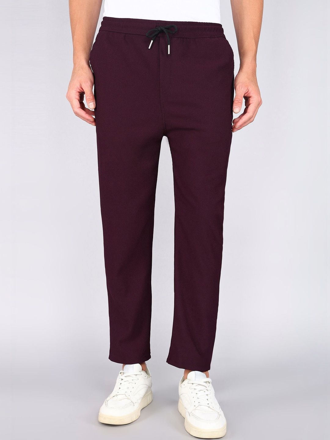 Flicfol Men Original Mid-Rise Cotton Regular Trousers-picture-54