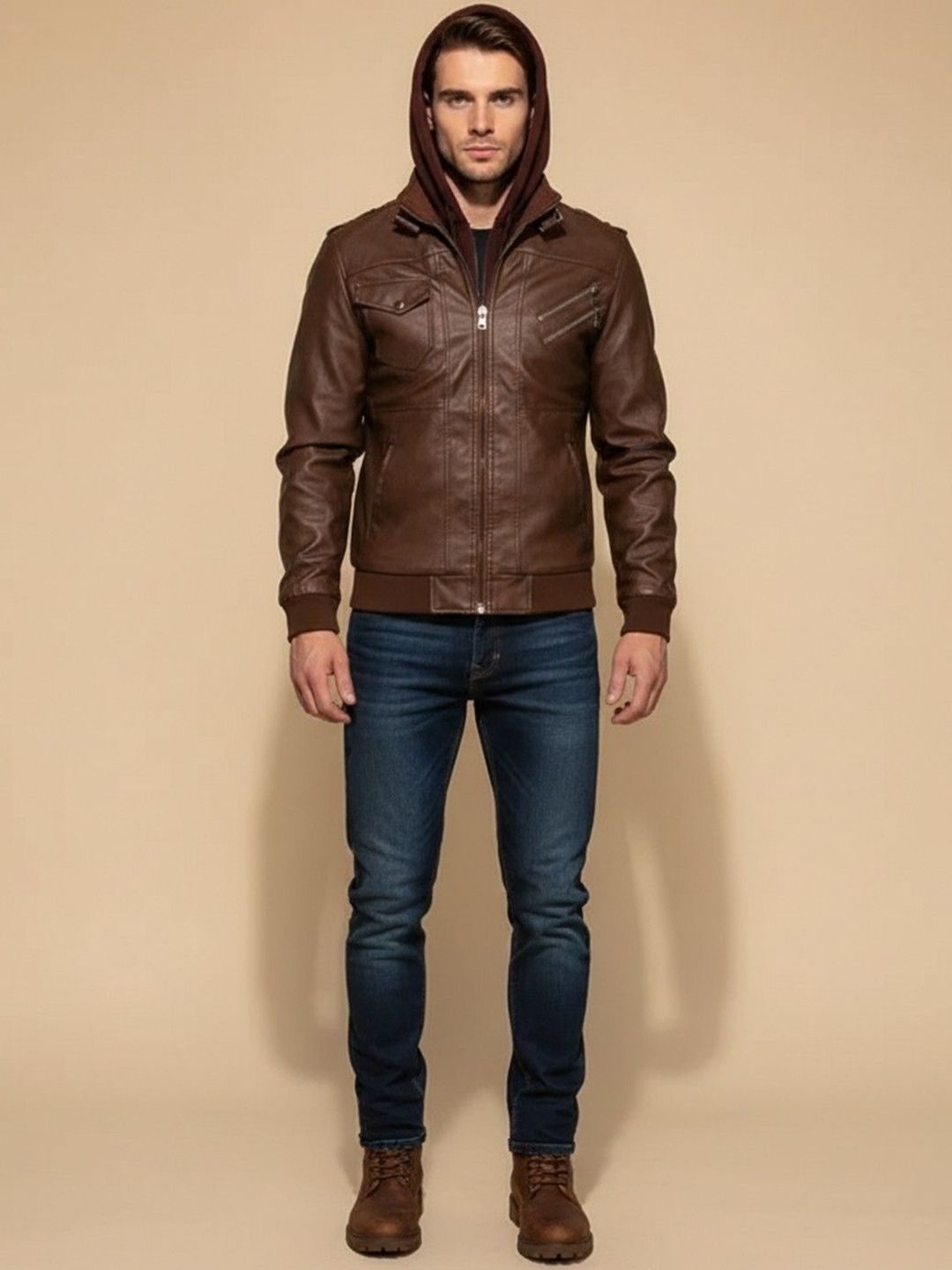 Mast & Harbour Men Biker Jacket-picture-14