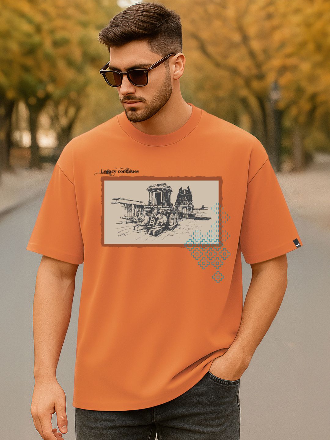 Women's Growth Graphic Printed Oversized T-shirt
