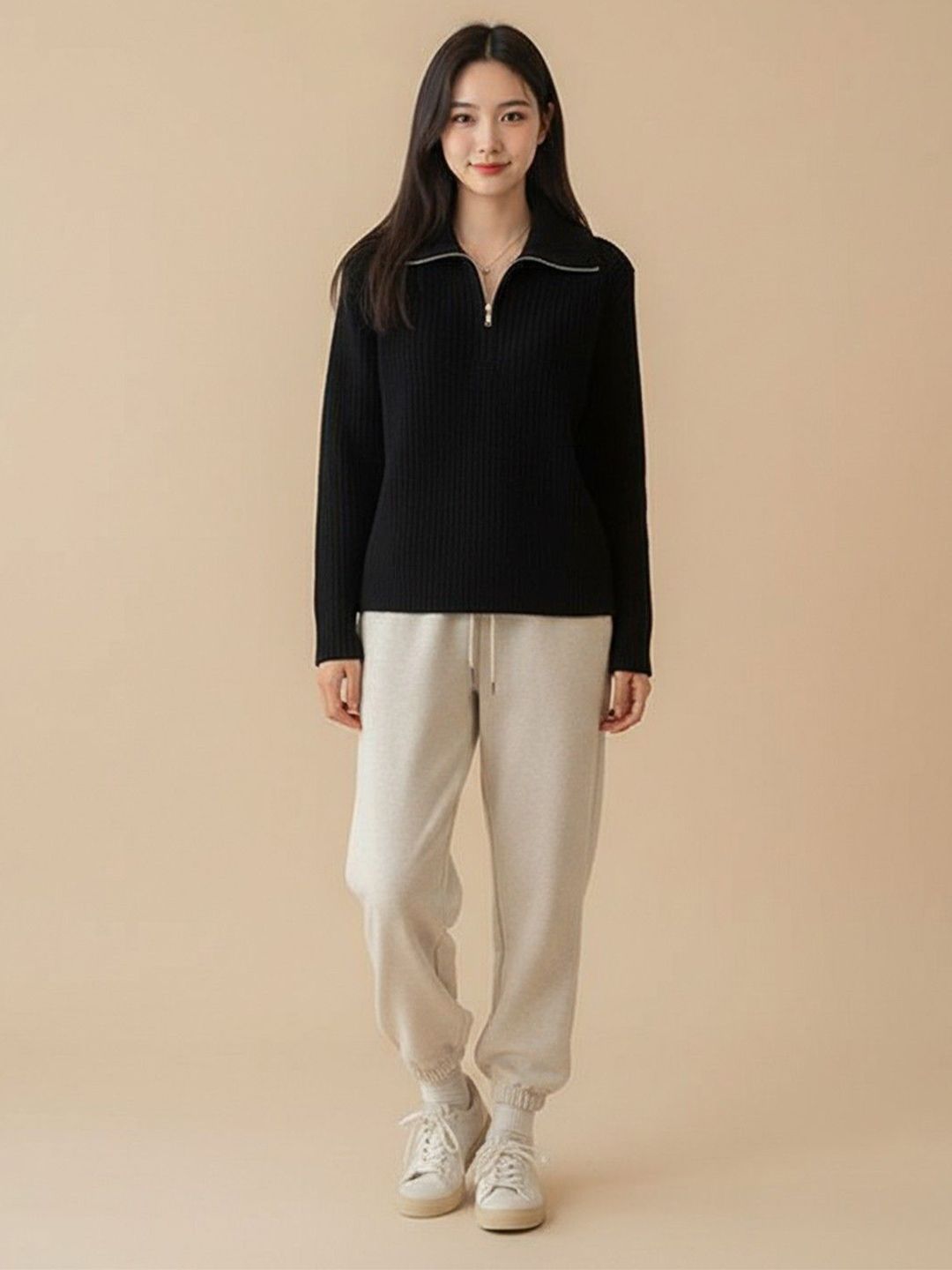Mast & Harbour Women Ribbed Pullover-picture-25