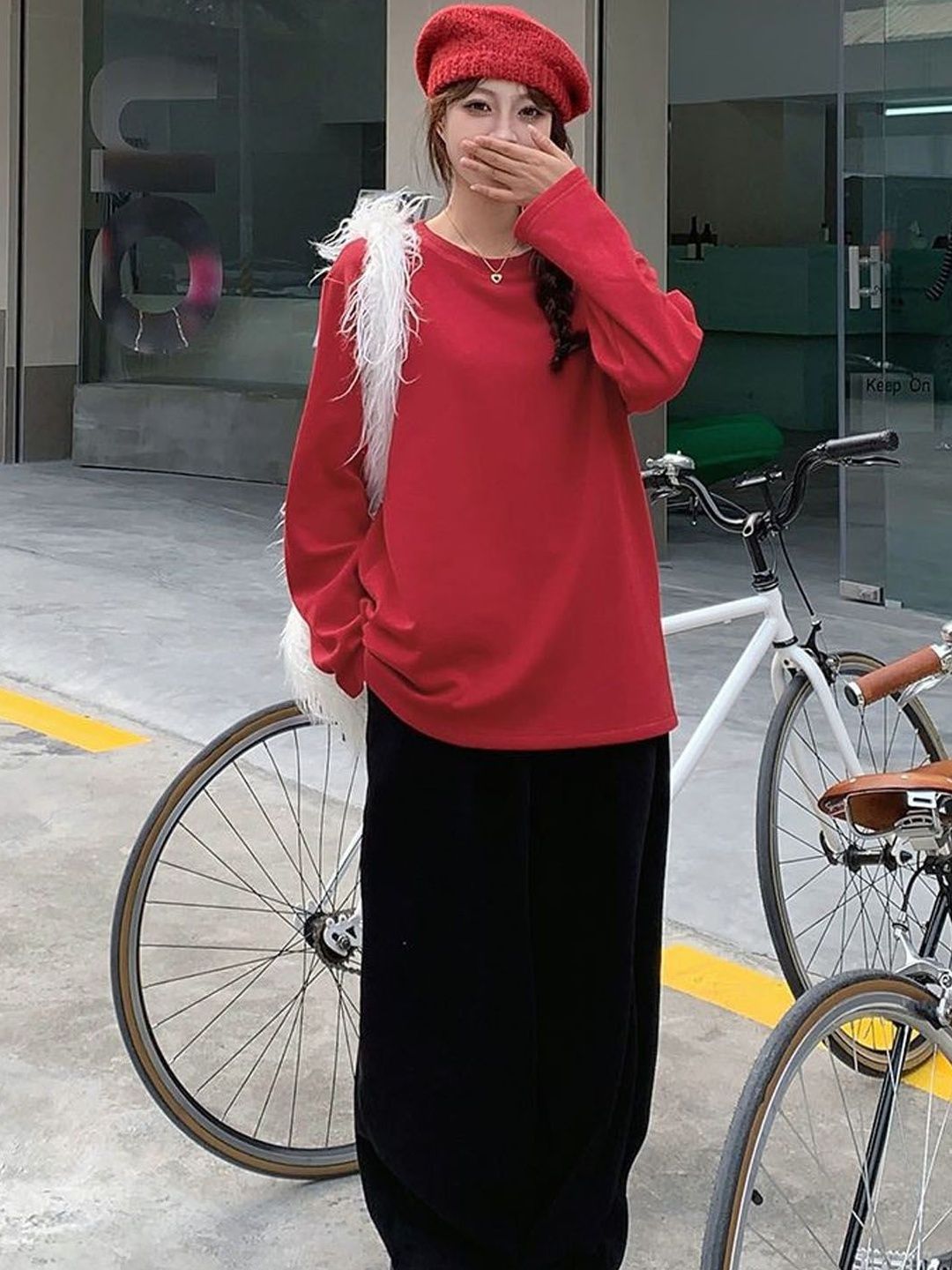 StyleCast Women Drop-Shoulder Sleeves T-shirt-picture-26