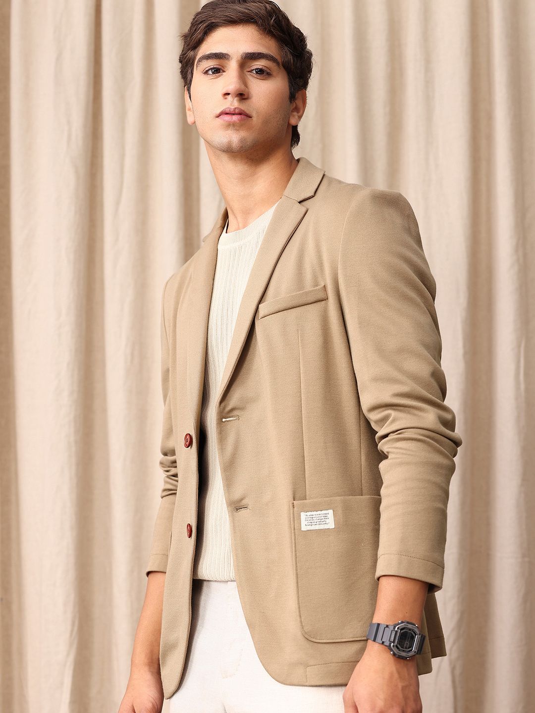 Mr Bowerbird Tailored Fit Single Breasted Casual Blazer-picture-10