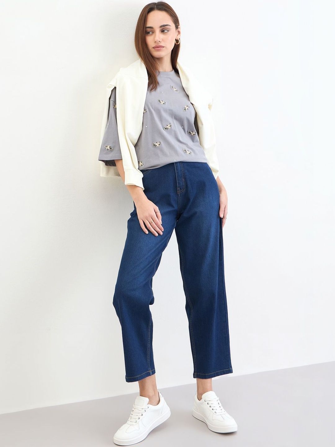 Styli Women High-Rise Stretchable Jeans-image-9