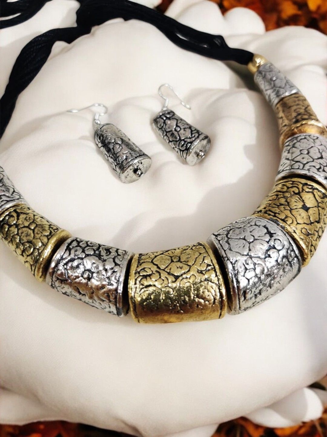 VIVAZS Gold Plated & Flower Designed Jewellery Set-picture-56