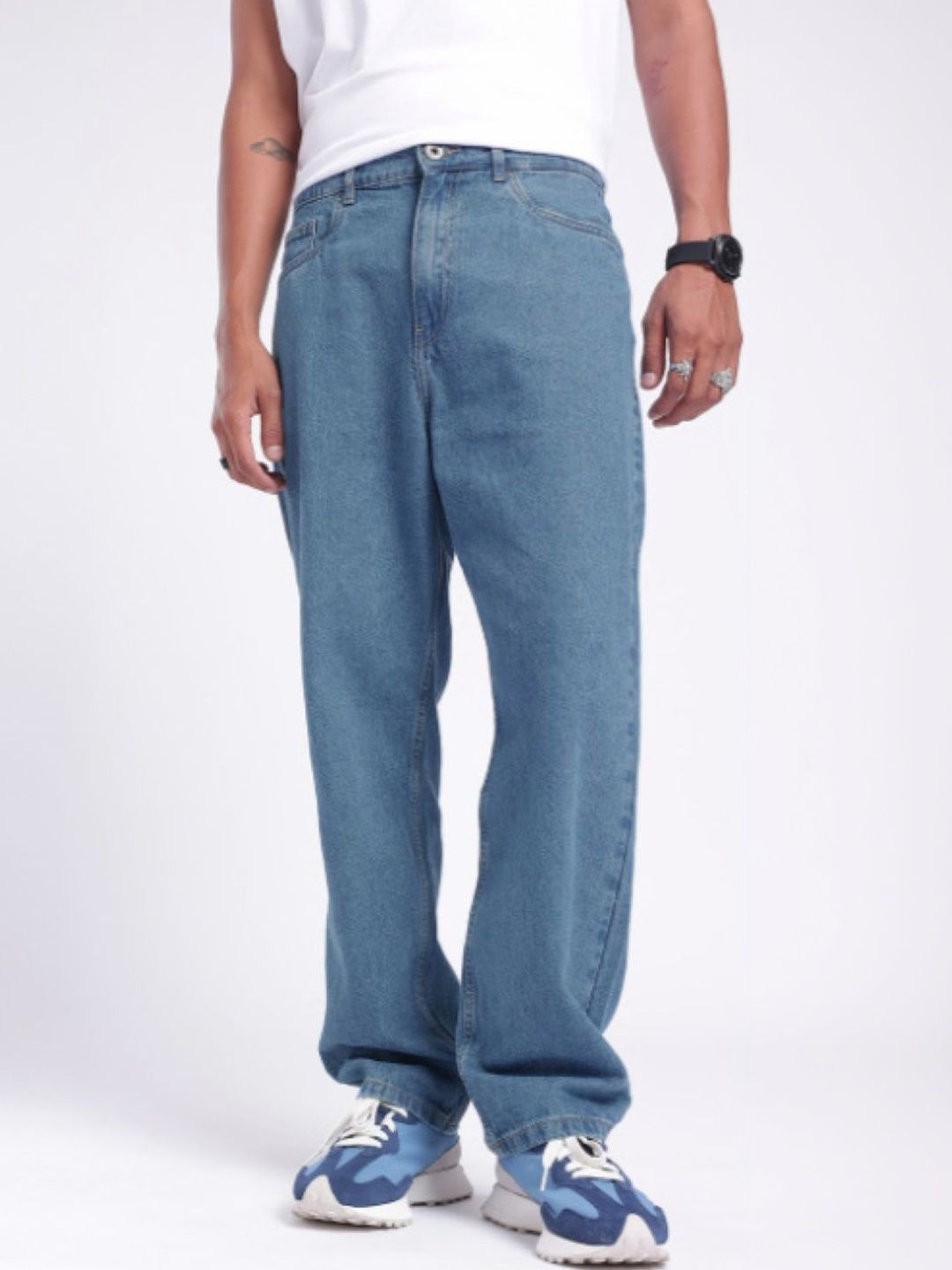 SZN Men Classic Boyfriend Fit Mid-Rise Stretchable Denim Jeans-picture-35