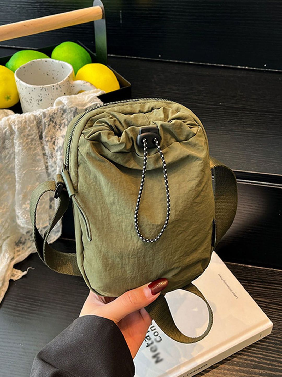 StyleCast PU Structured Sling Bag-picture-23