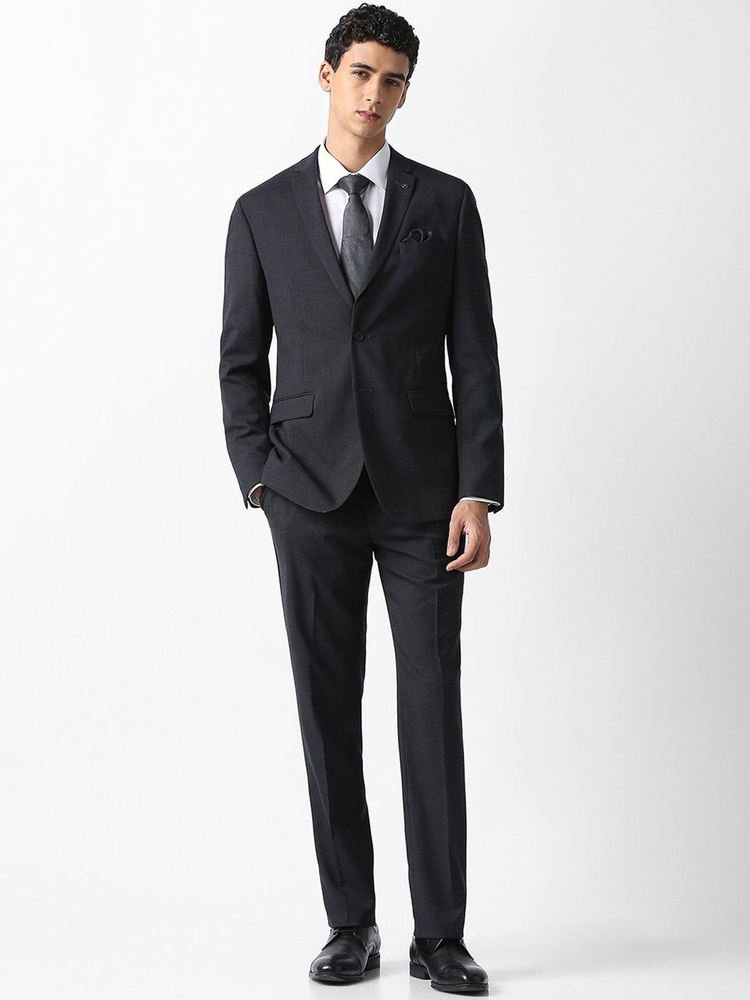 Van Heusen Slim-Fit Single-Breasted Two-Piece Suit-picture-34