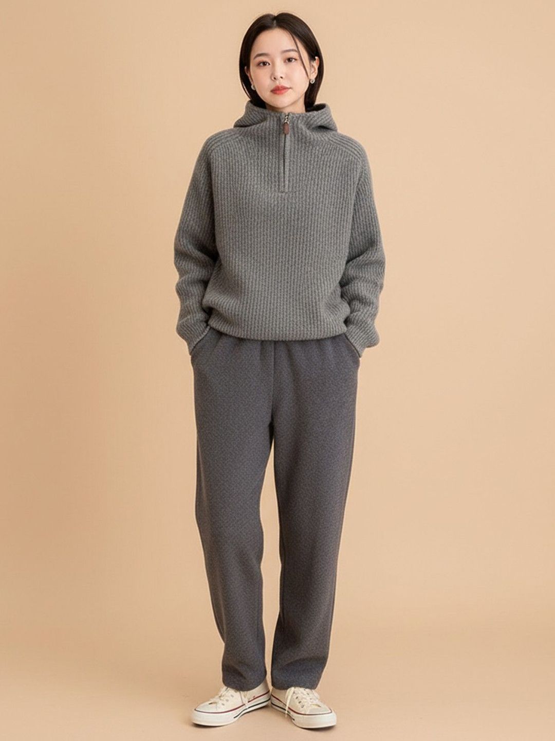 Mast & Harbour Women Ribbed Pullover-picture-16