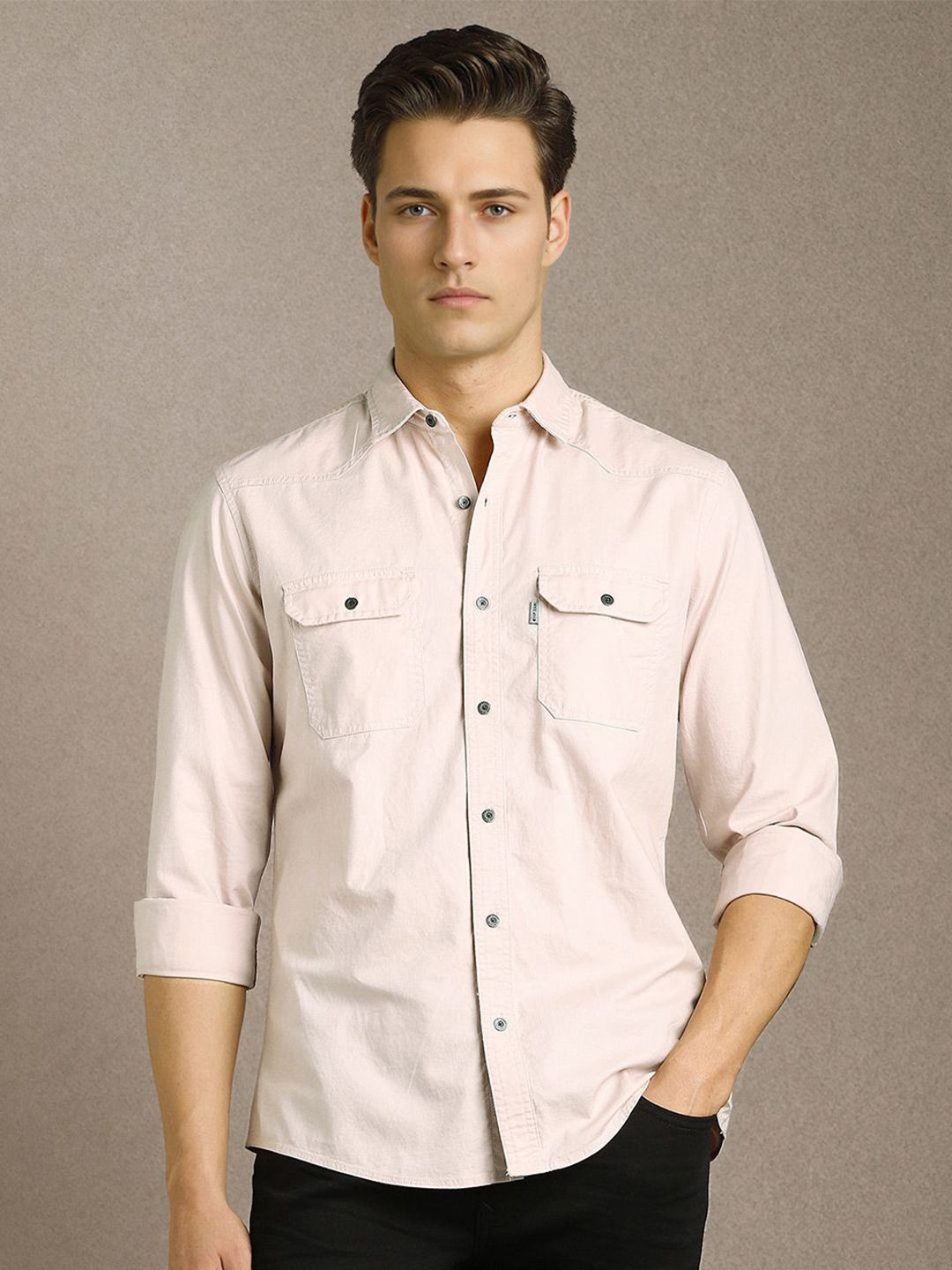 Louis Philippe Jeans Men Slim Fit Casual Shirt-picture-18