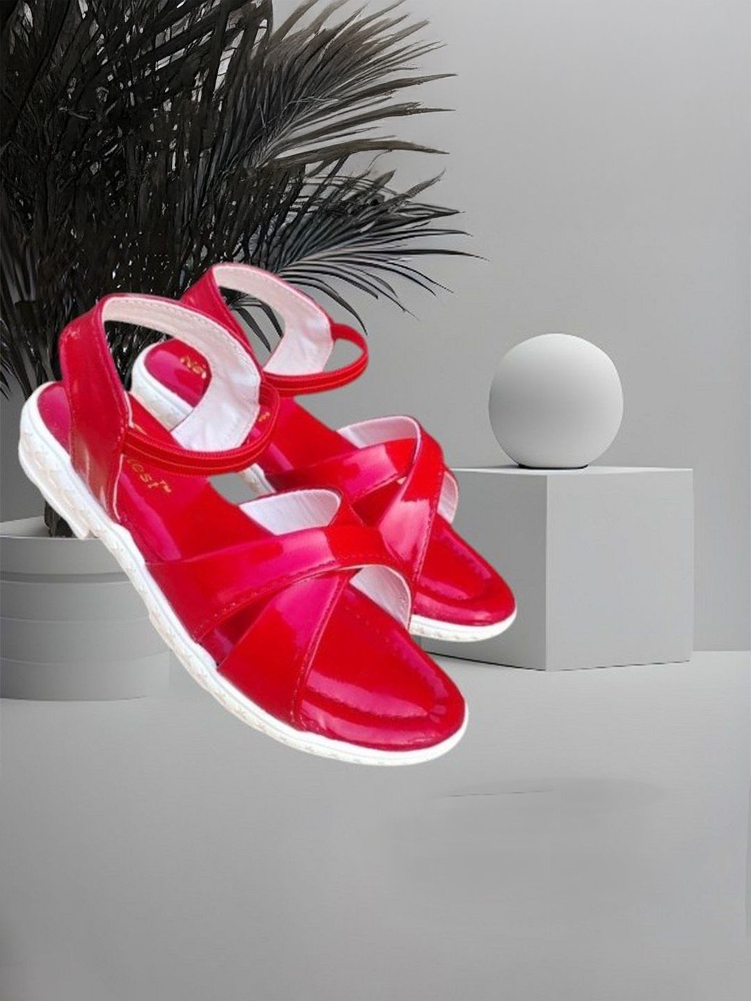 NewLatest Girls Open Toe Flats-picture-40