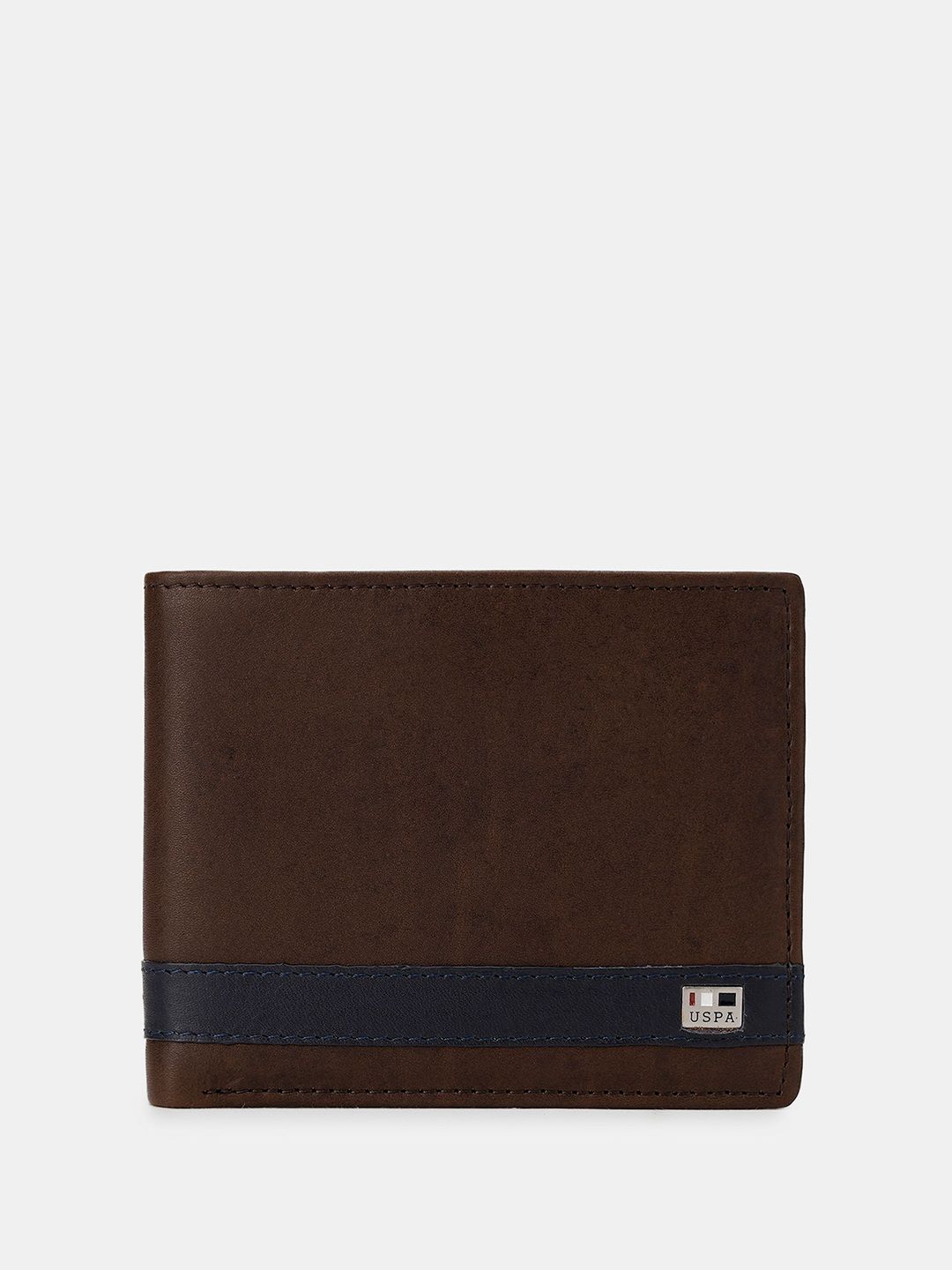 U.S. Polo Assn. Men Leather Colourblocked Two Fold Wallet-picture-24