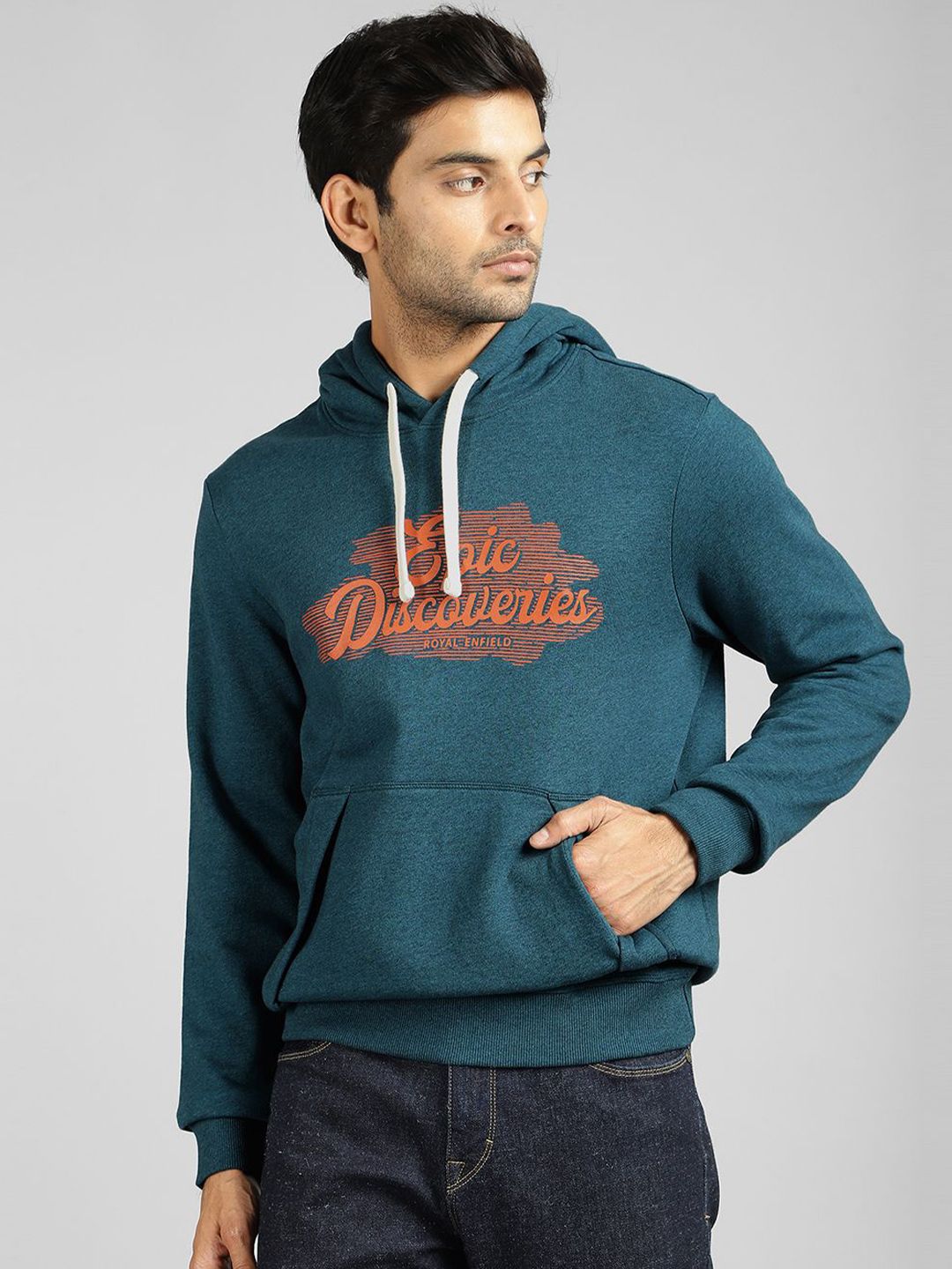 Royal Enfield Typography Printed Long Sleeves Pullover Sweatshirt-image-37