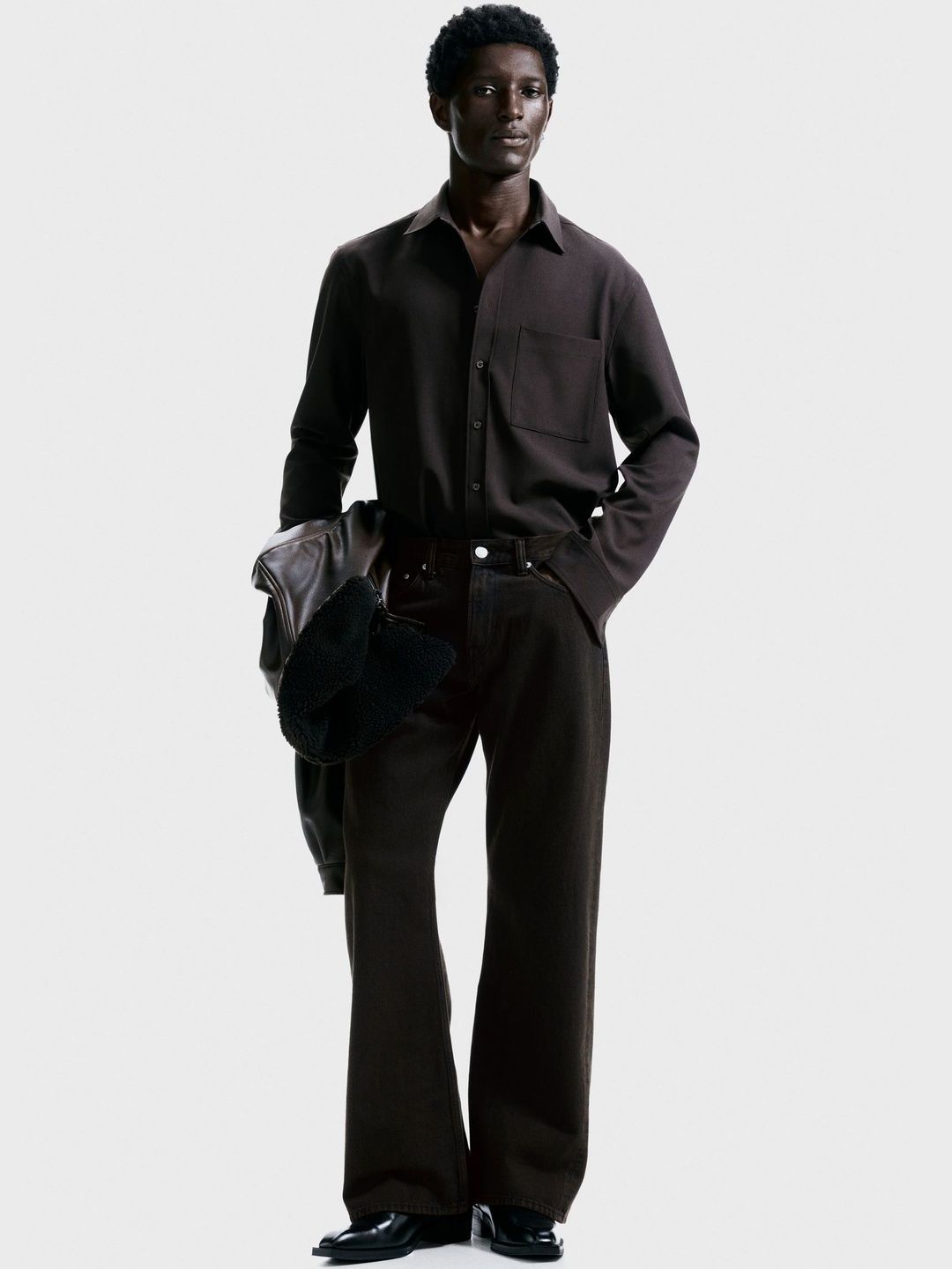 H&M Relaxed Bootcut Jeans-picture-16