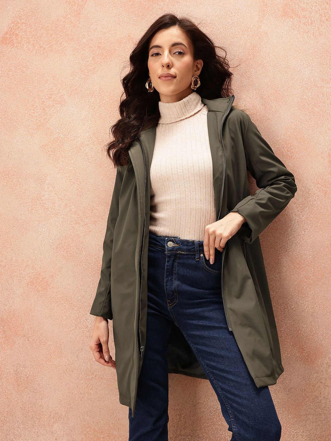all about you Longline Hooded Parka Jacket-picture-10