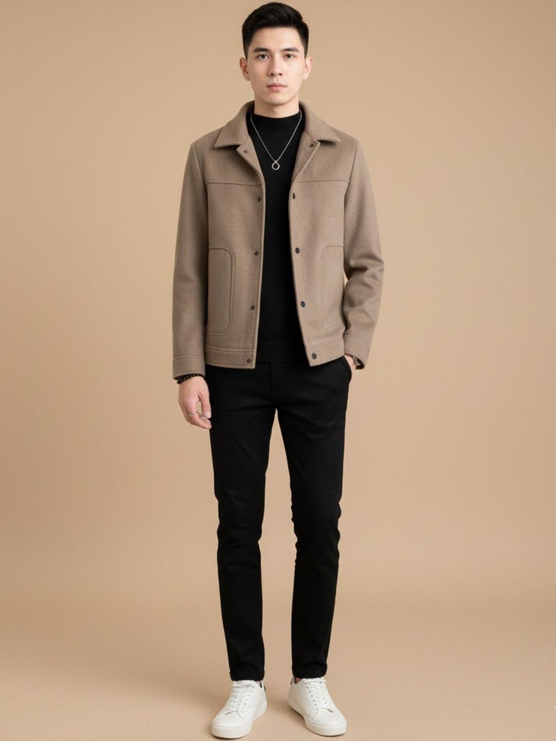 Mast & Harbour Men Open Front Jacket-picture-55