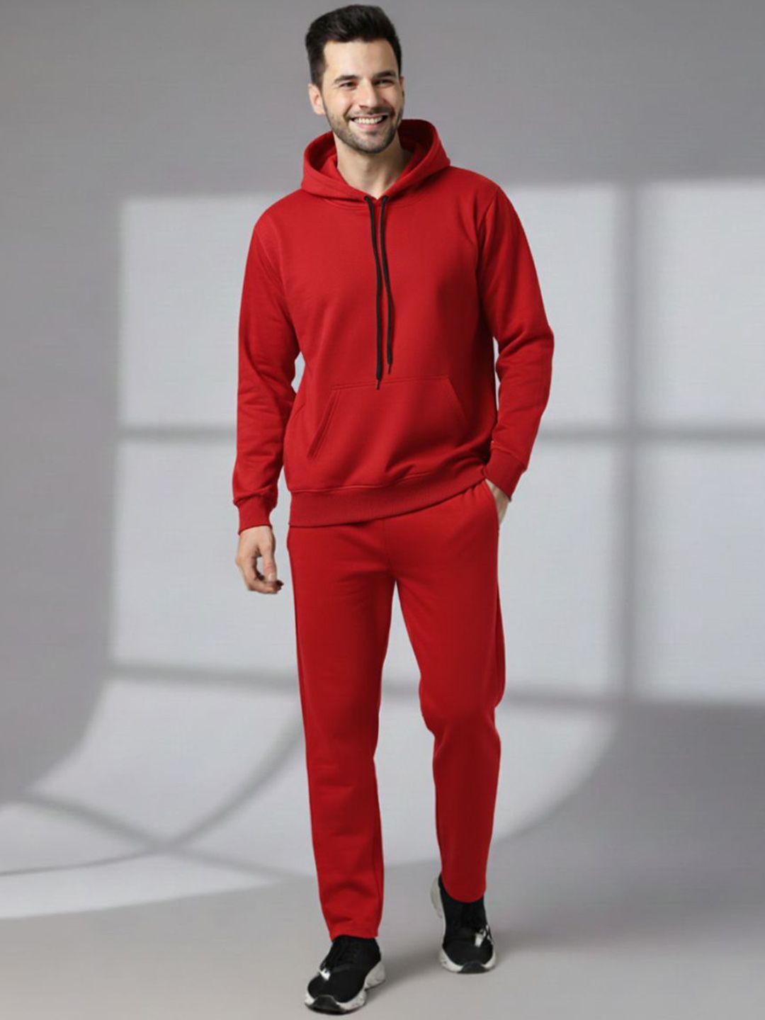 MACK JONNEY Men Hooded Fleece Tracksuits-image-44