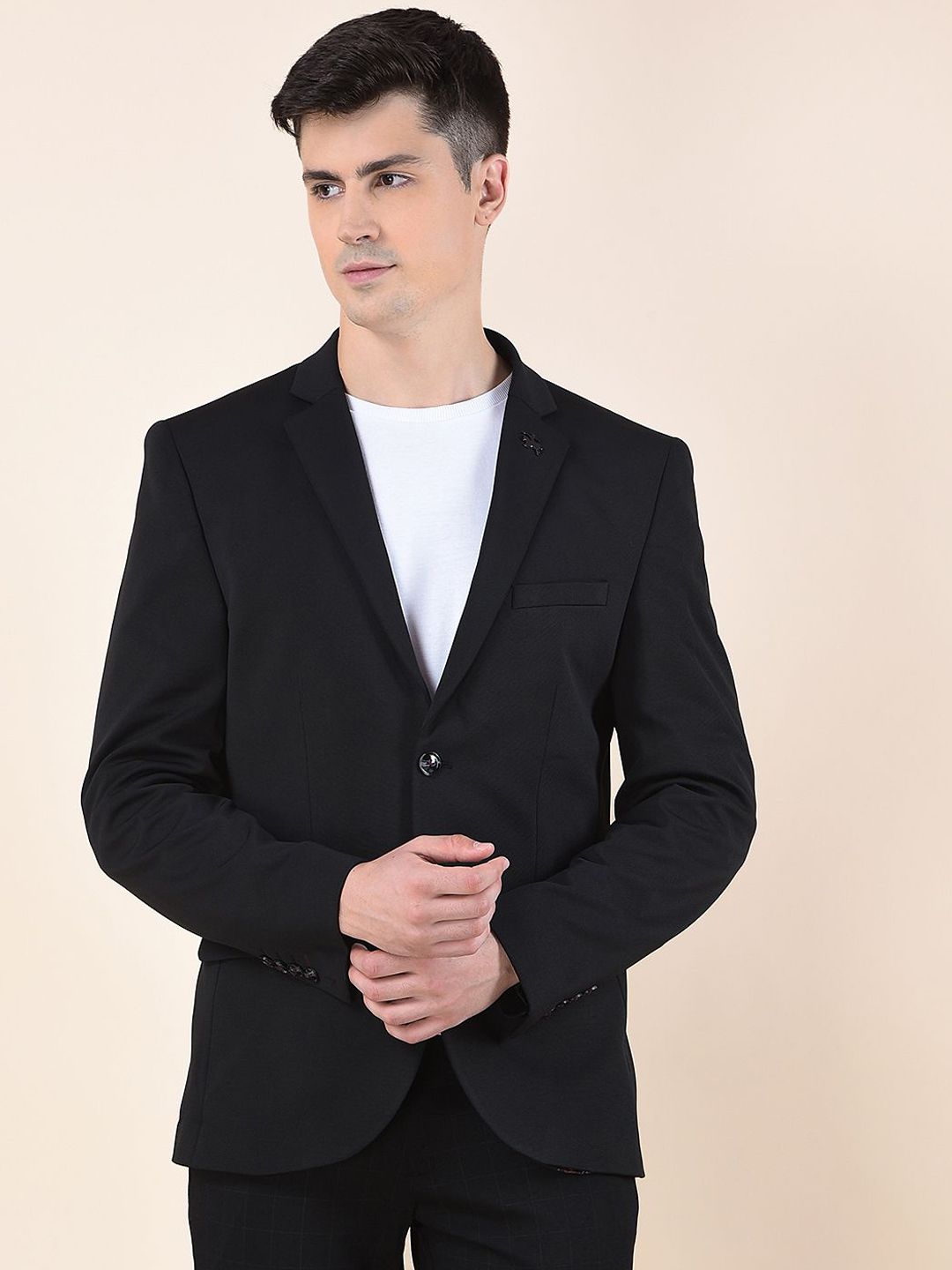 Cantabil Single-Breasted Notched Lapel Blazers