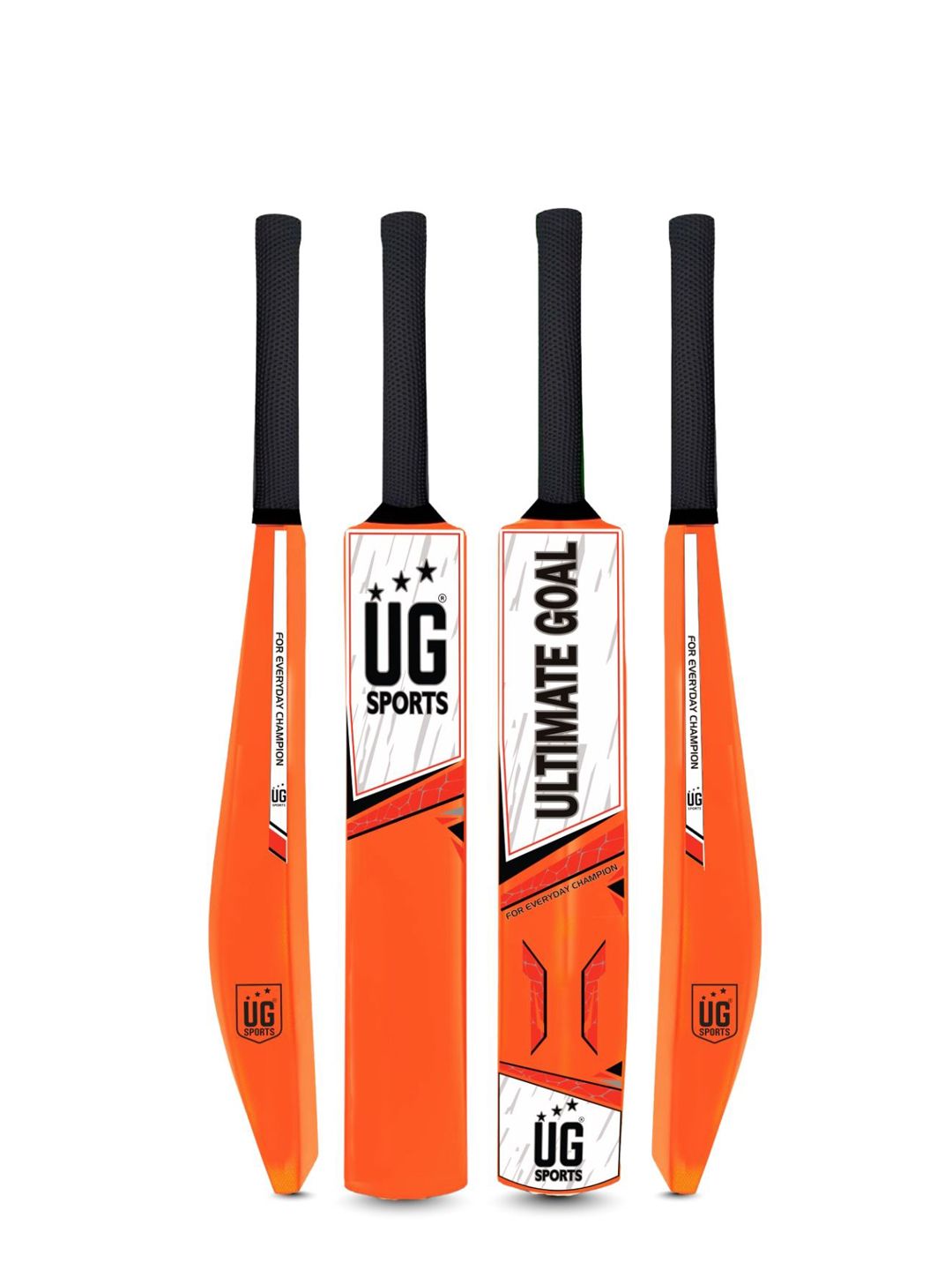 UG SPORTS Unisex Poplar Willow Cricket Bat With UV Artwork & Soft Cushion Grip-image-33