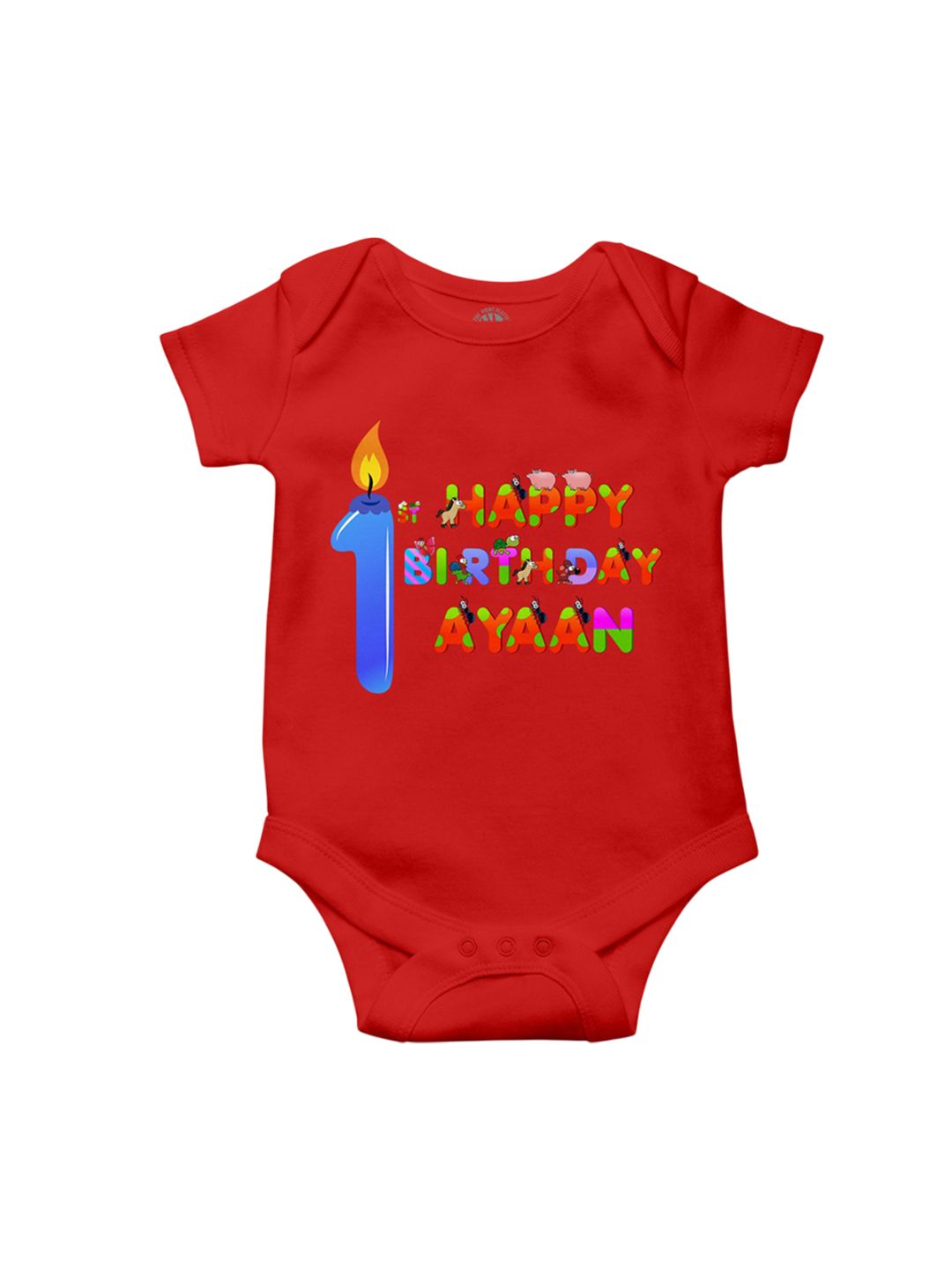 THE PRINT PLATTER Infants Printed Envelope Neck Ultra Bio Wash Cotton Bodysuit-picture-26