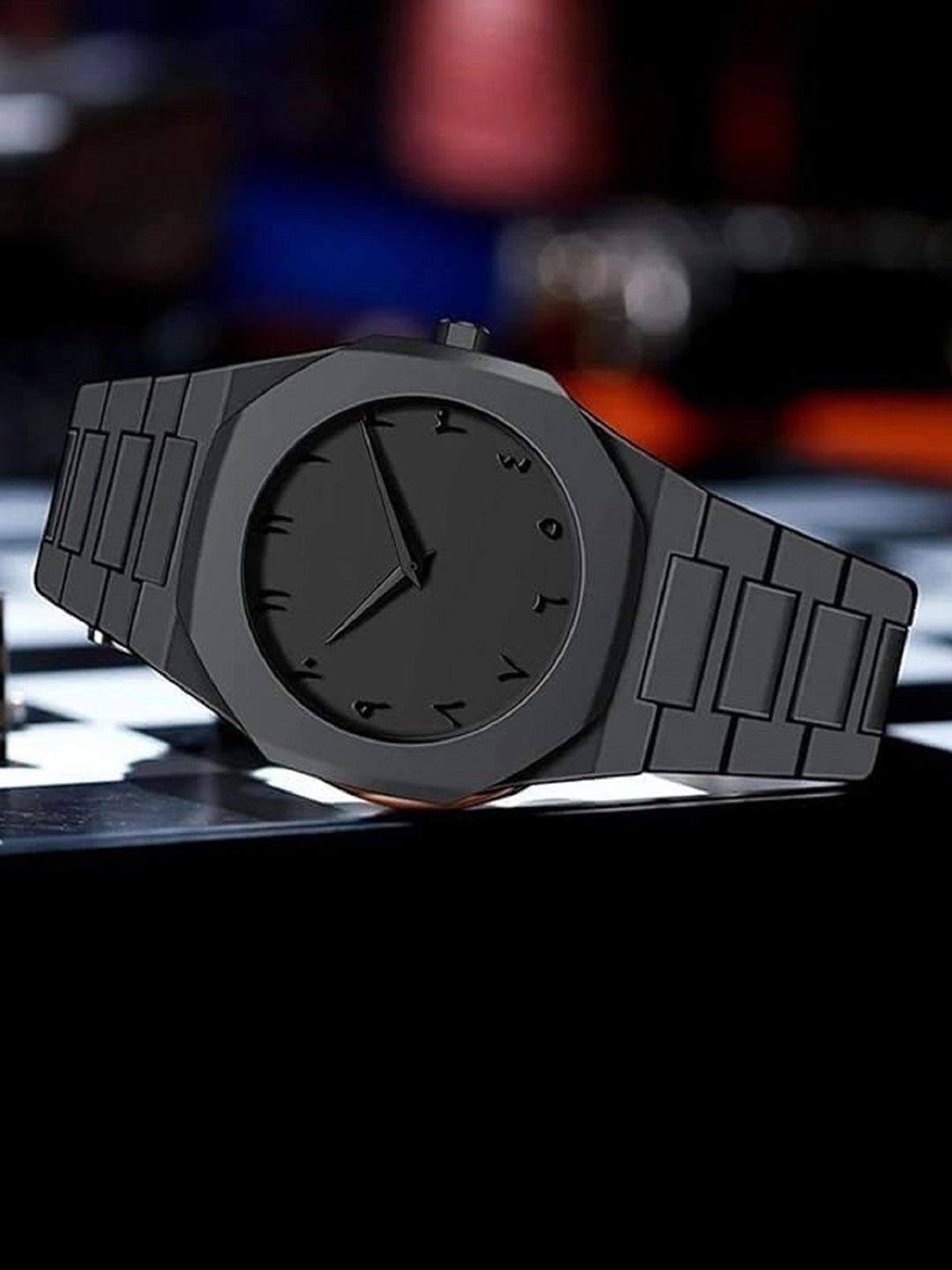 SZN Men Embellished Dial & Ceramic Straps Analogue Watch Arabic watch-picture-26