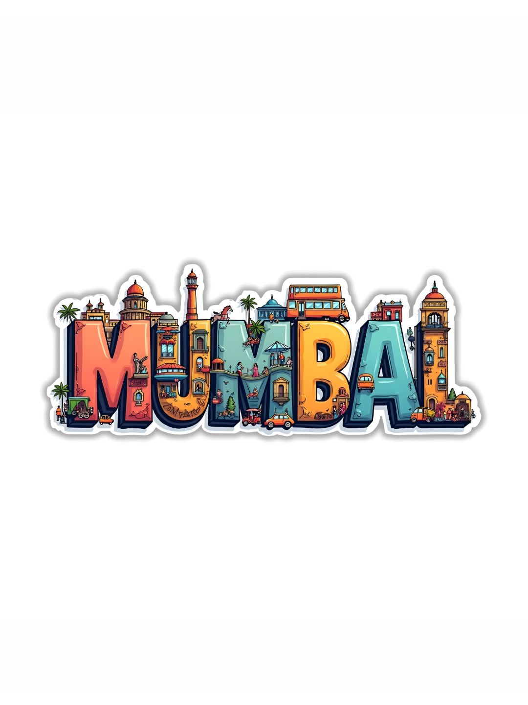 giftshala GIFTODAY Blue & Yellow Printed Decorative Magnets-picture-18