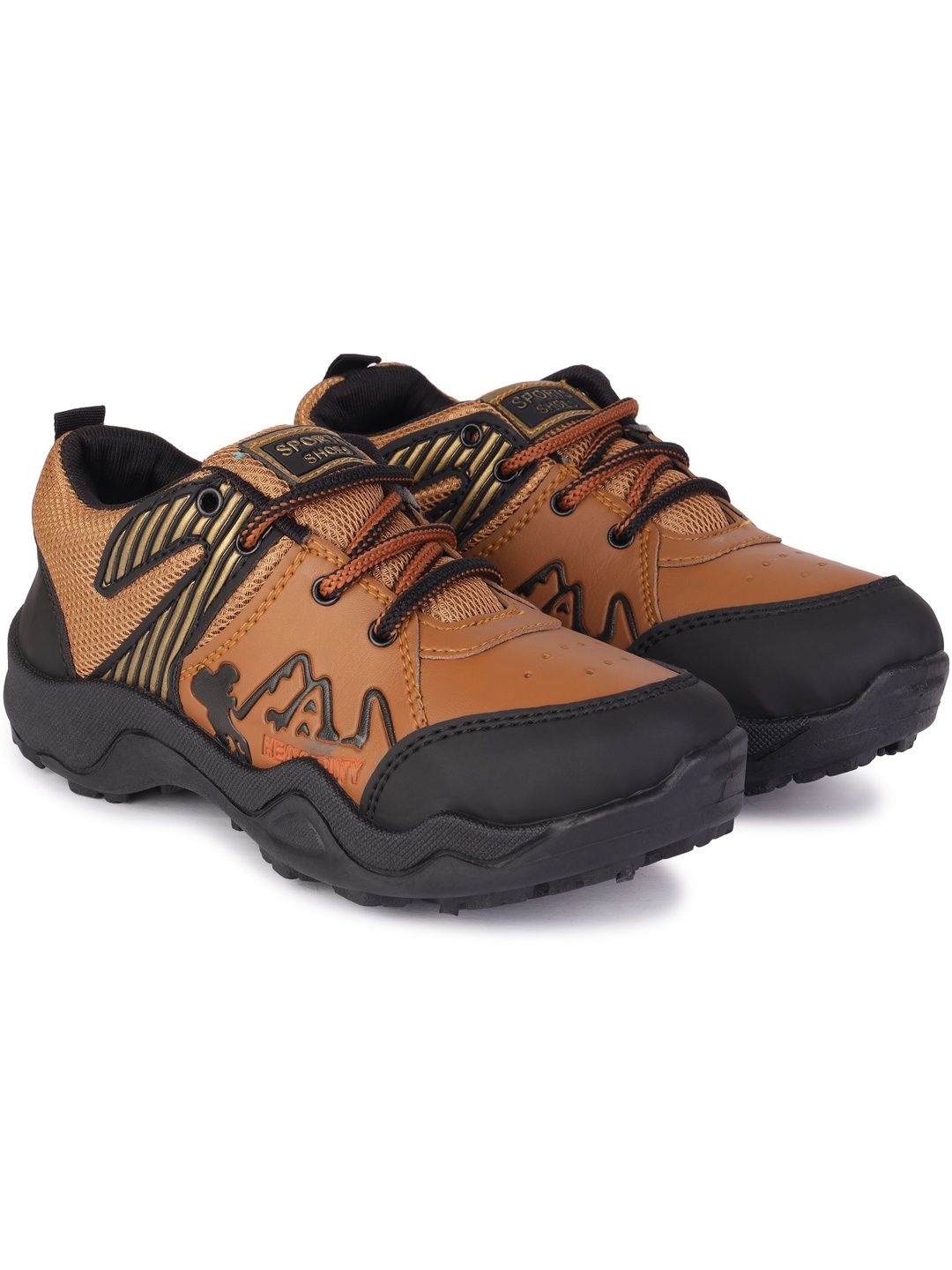 PENNEN Men Textured Mesh Lace Ups Casual Sneakers-picture-26