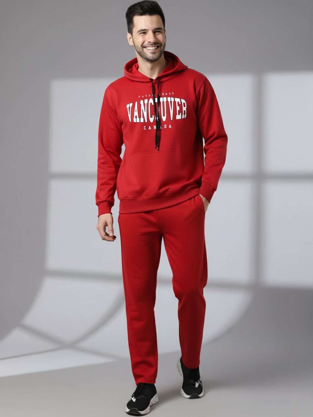 MACK JONNEY Printed Hooded Fleece Sweatshirt & Trackpant-picture-24