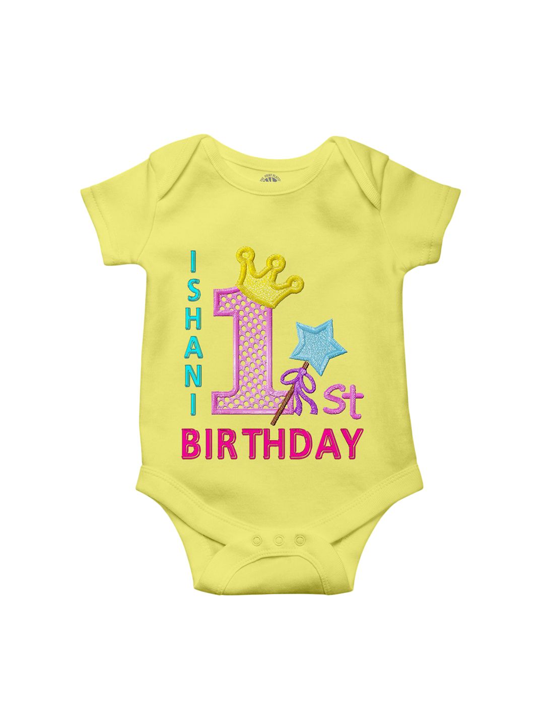 THE PRINT PLATTER Infants Printed Cotton Ultra Bio Wash Bodysuit with Envelope Neck-picture-16