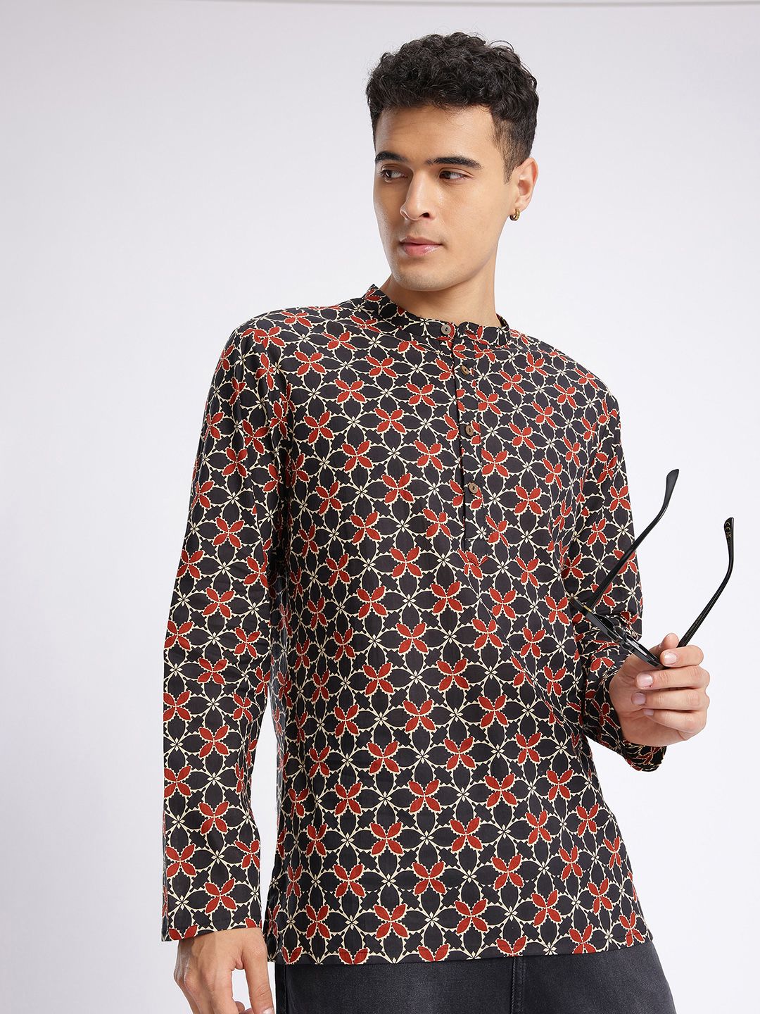 Anouk Rustic Floral Printed Kurta-image-40