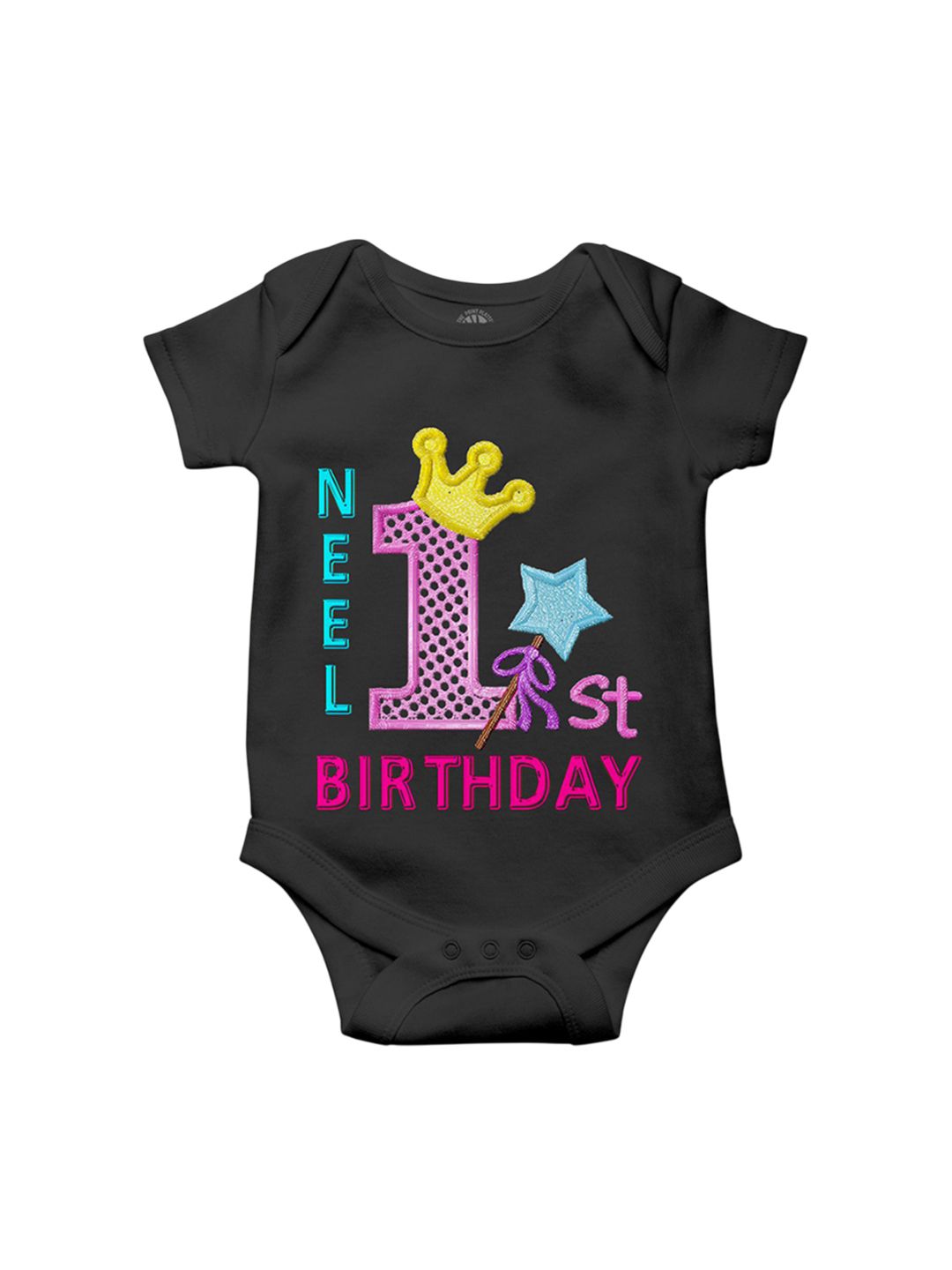 THE PRINT PLATTER Infants Printed Cotton Ultra Bio Wash Bodysuit with Envelope Neck-picture-17