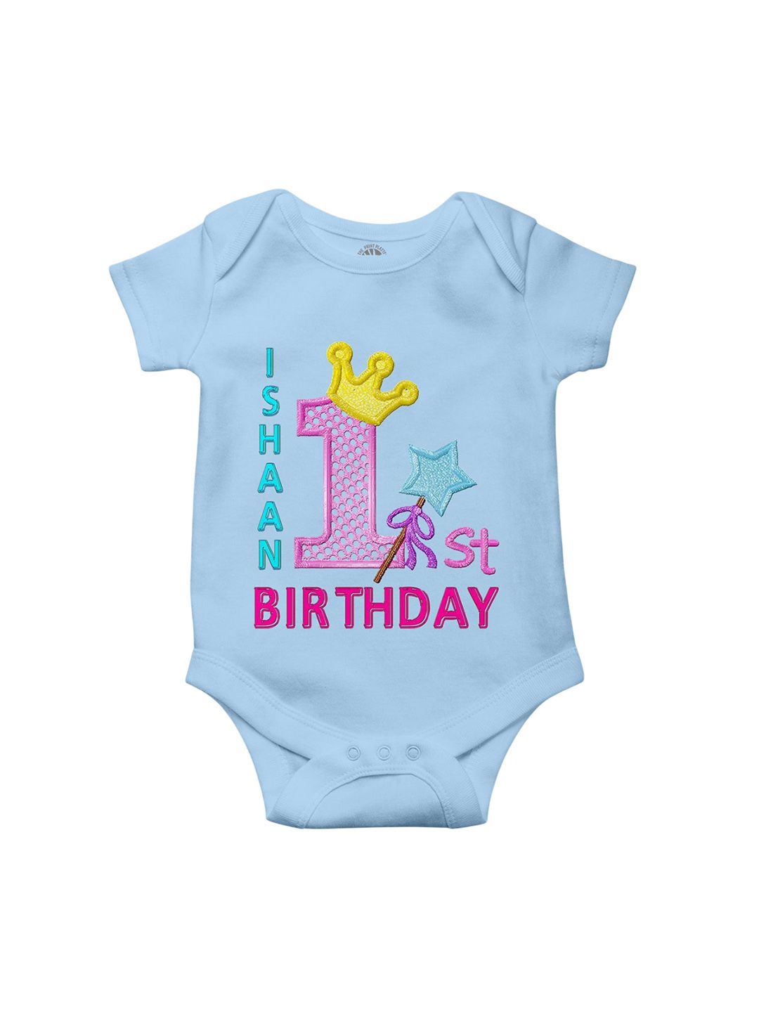 THE PRINT PLATTER Infants Printed Envelope Neck Ultra Bio Wash Romper Bodysuit-picture-32