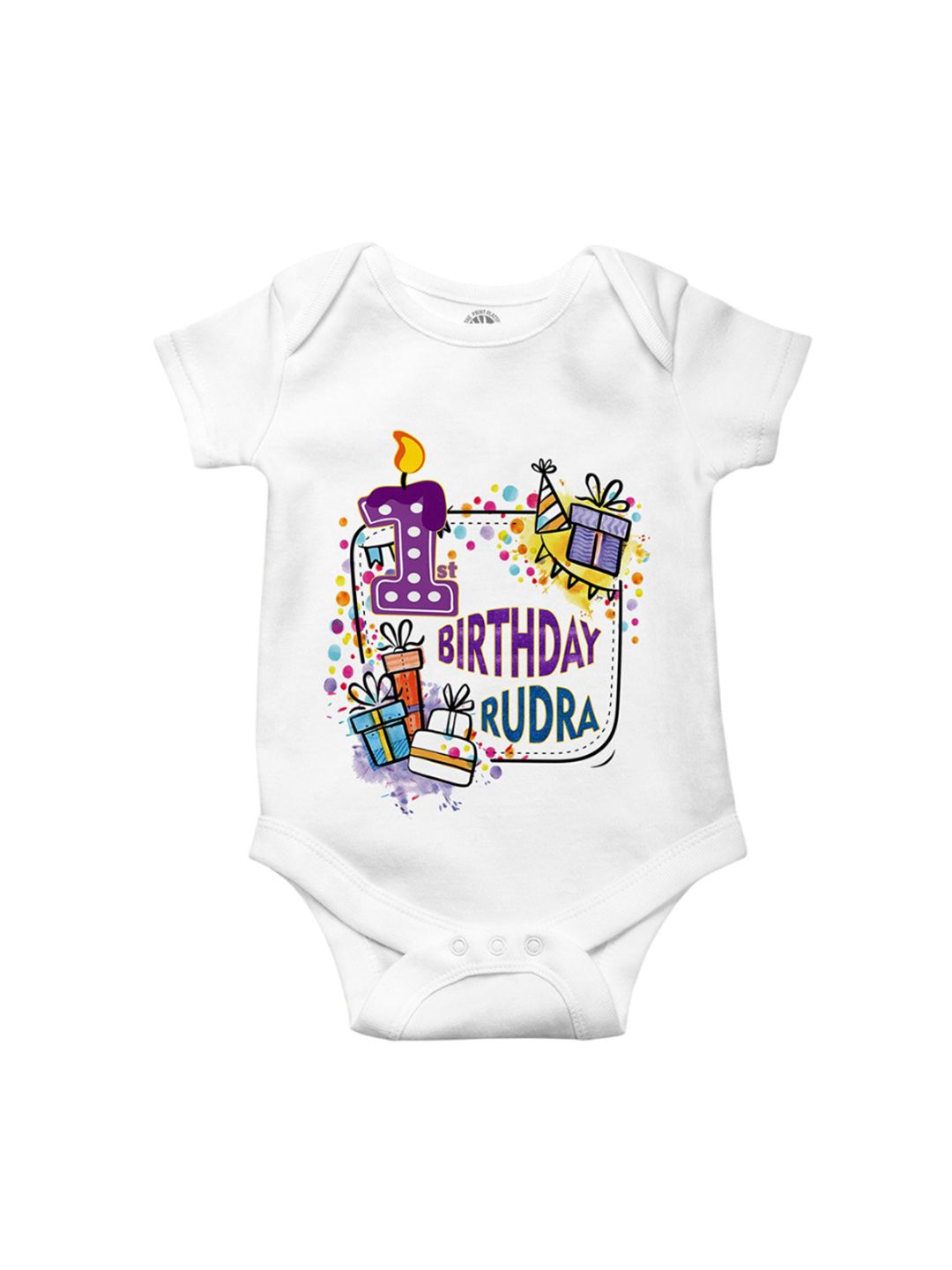 THE PRINT PLATTER Infants Printed Envelope Neck Ultra Bio Wash Cotton Bodysuit-picture-25