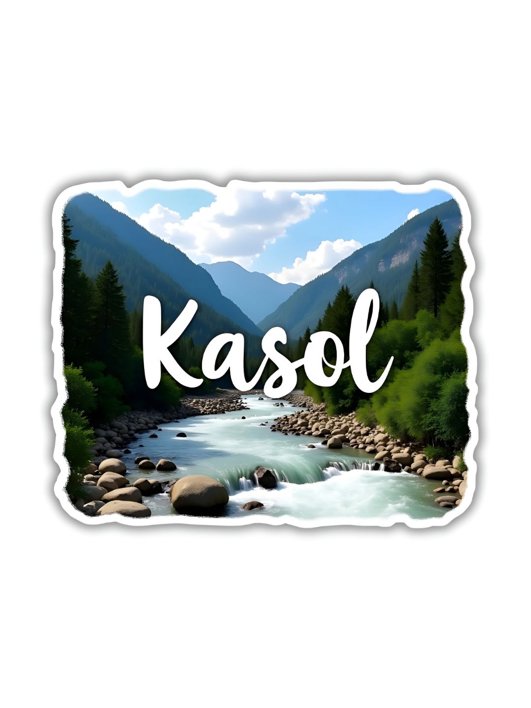 giftshala GIFTODAY Multicoloured Kasol Printed Decorative Magnet-picture-51