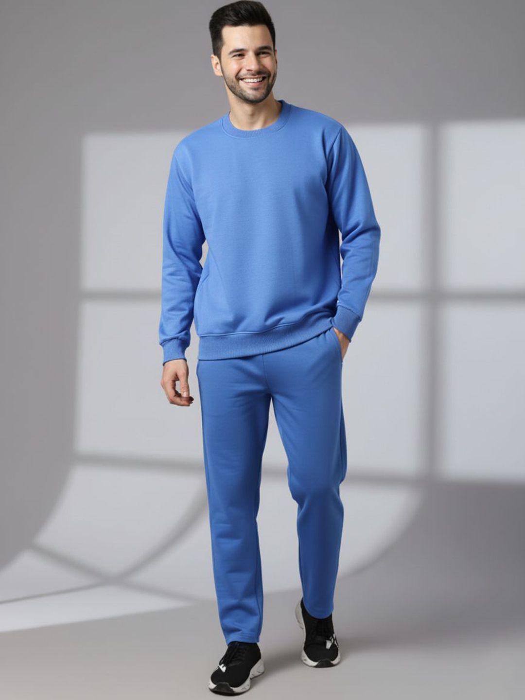 MACK JONNEY Men Round Neck Long Sleeves Mid-Rise Tracksuits-picture-42