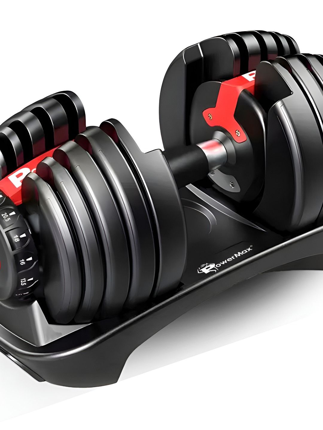 PowerMax Fitness Set Of 2 PDA-24 Pro-Adjustable Dumbbell 2.5KG - 24KG-picture-27