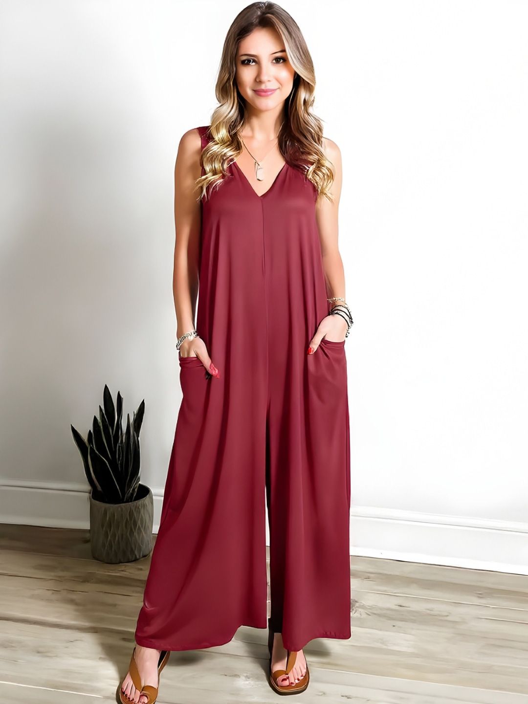 HERE&NOW Women Solid Jumpsuit-picture-13