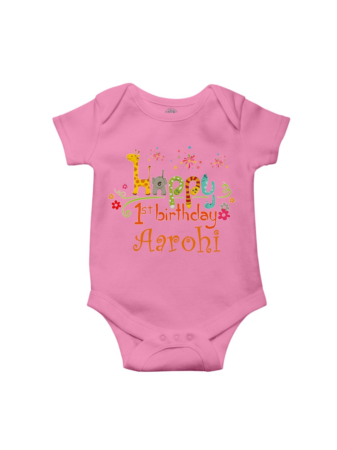 THE PRINT PLATTER Infants Printed Envelope Neck Ultra Bio Wash Cotton Bodysuit-picture-29