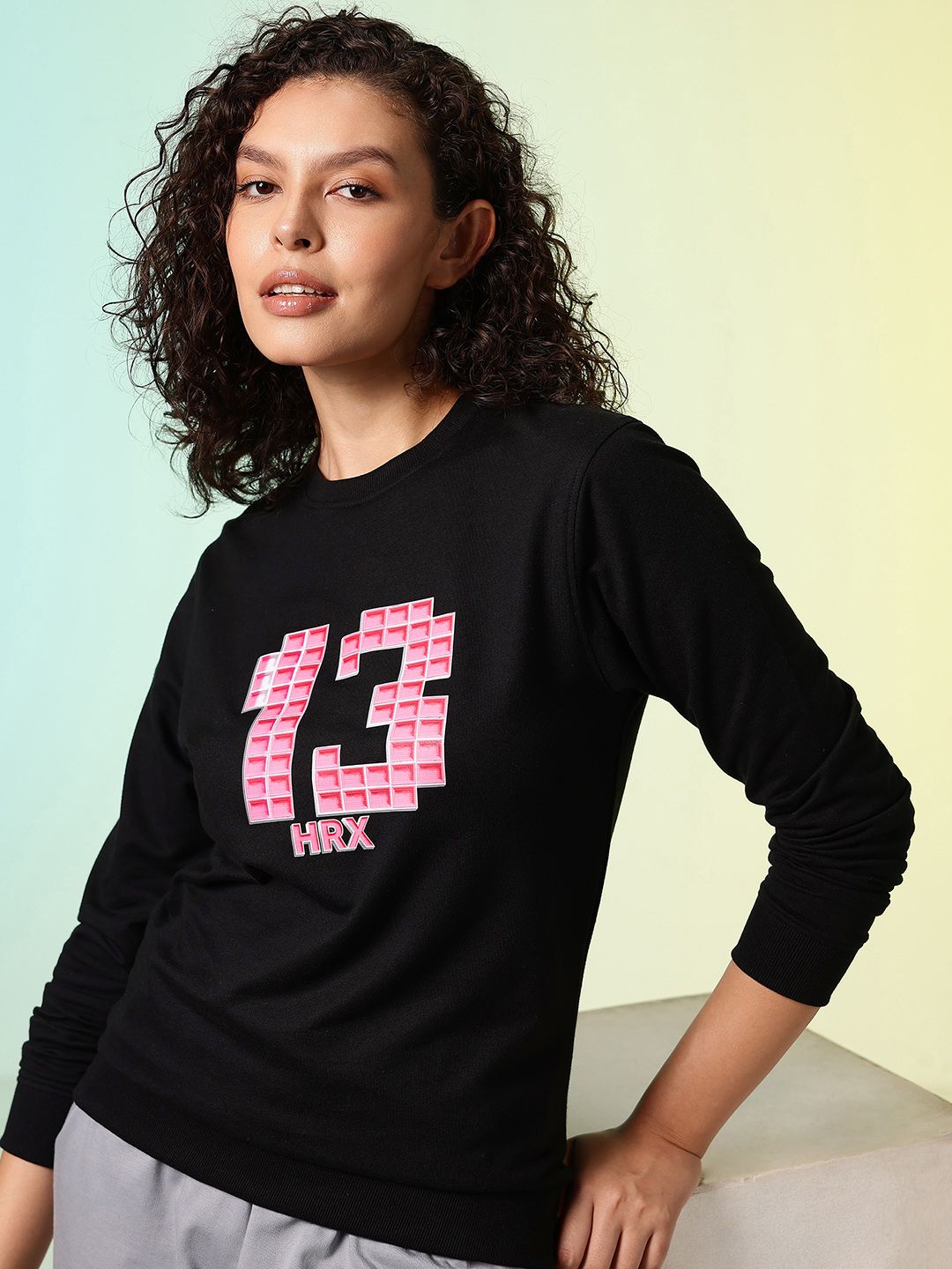 HRX by Hrithik Roshan Typography Printed Sweatshirt-picture-47
