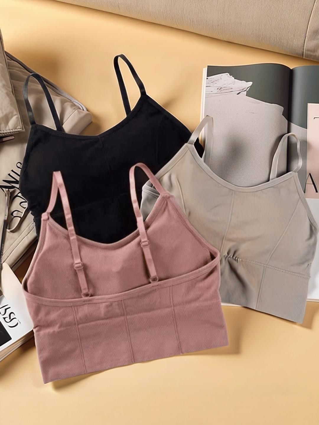 FiveFlag Pack of 3 Full Coverage Lightly Padded Bra