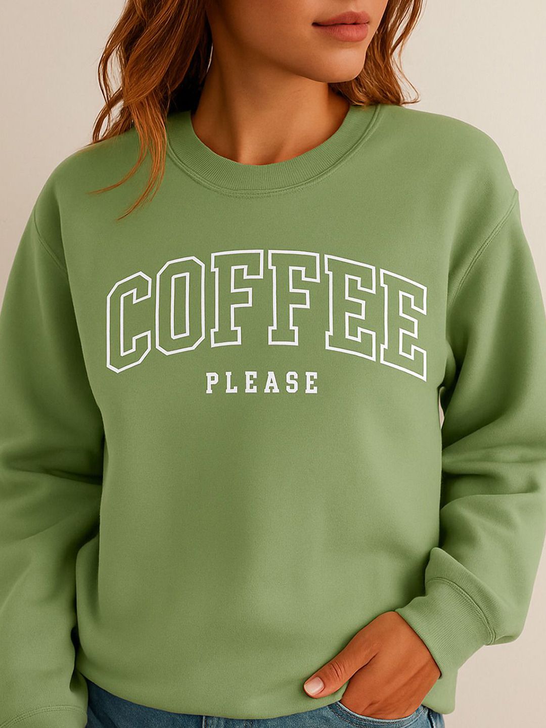 KASHIAN Women Typography Printed Round Neck Sweatshirt-picture-19