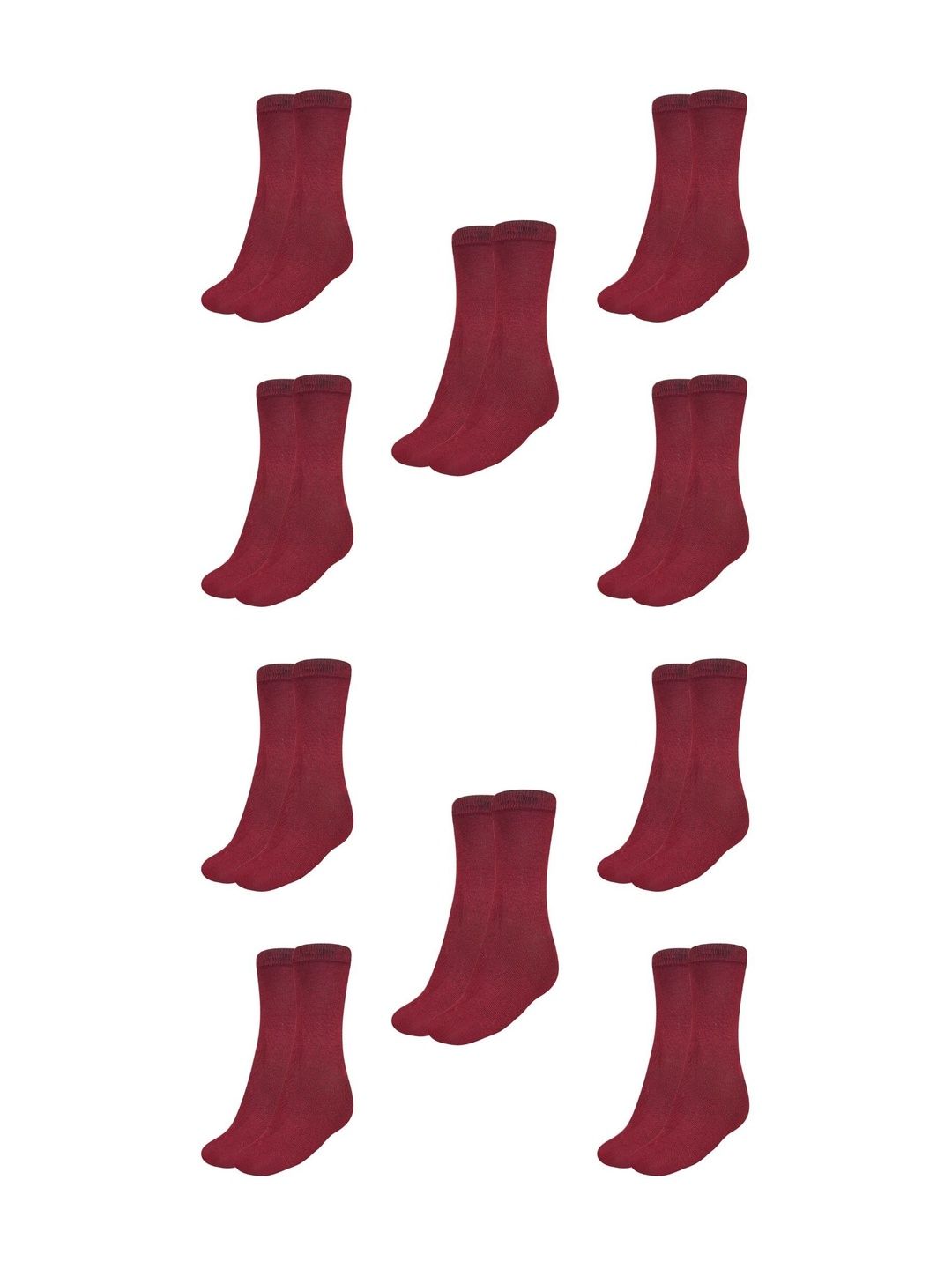 MUKHAKSH Men Pack Of 10 Cotton Calf-Length Socks-picture-48