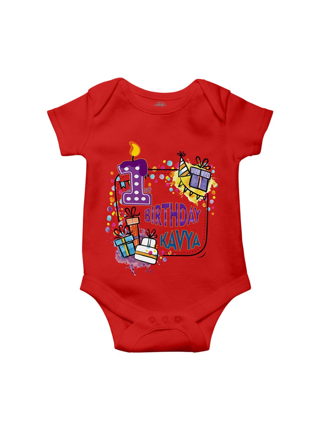 THE PRINT PLATTER Infants Printed Envelope Neck Ultra Bio Wash Cotton Bodysuit-picture-24