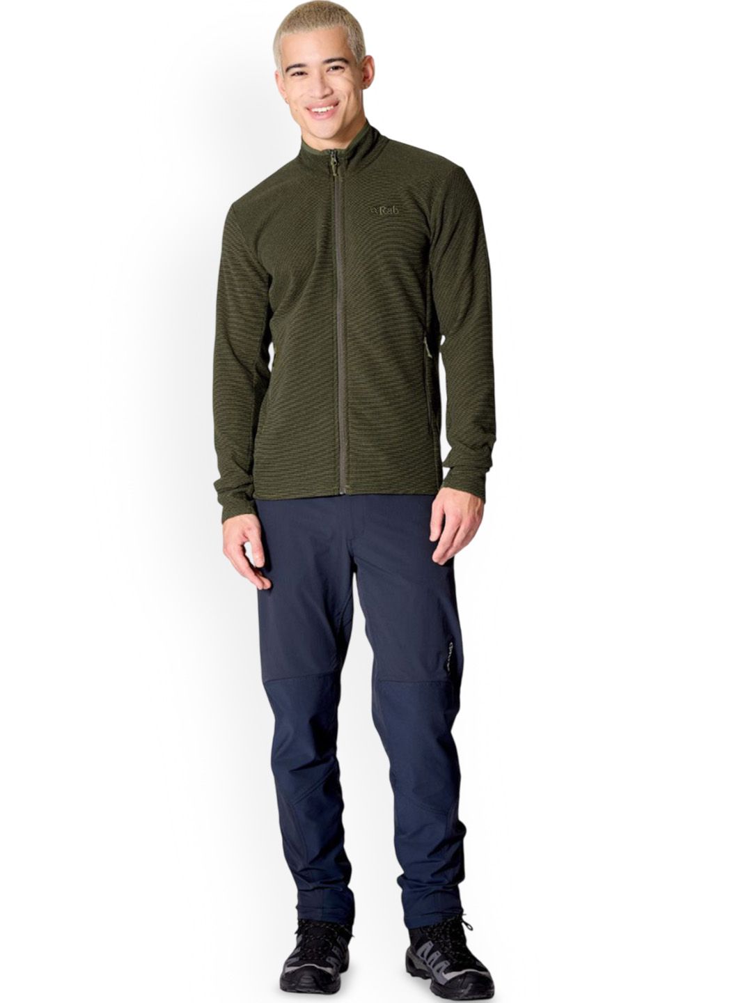 Rab Lightweight Mock Collar Outdoor Padded Long Sleeves Faux Fur Trim Jacket-picture-32