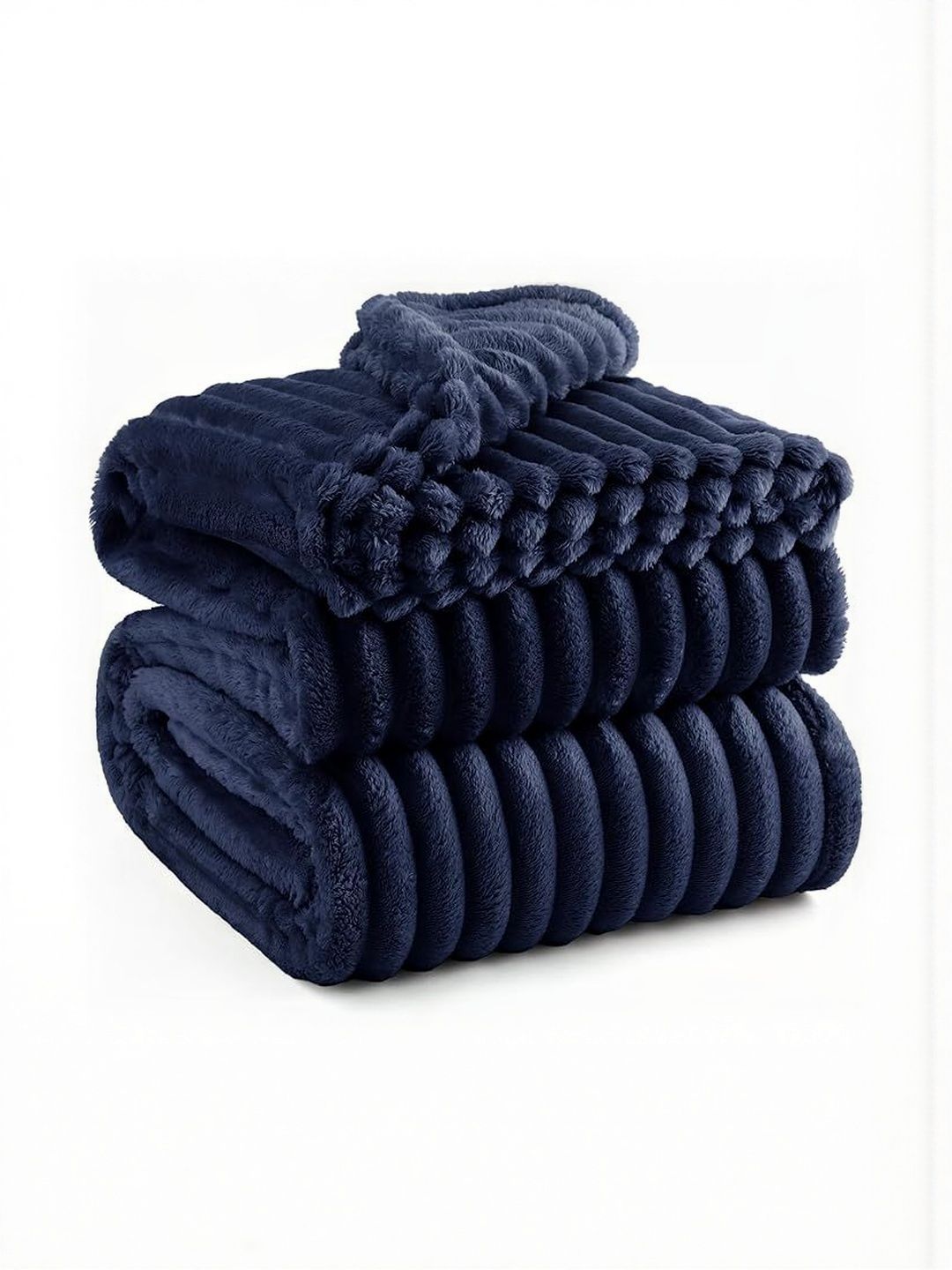 LA VERNE Blue Fleece Mild Winter 300 GSM Blanket-image-47