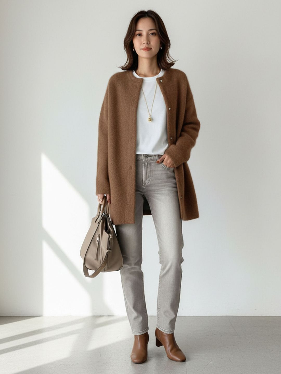 bebe Women Solid Long Sleeves Mock Collar Over Coat-picture-38