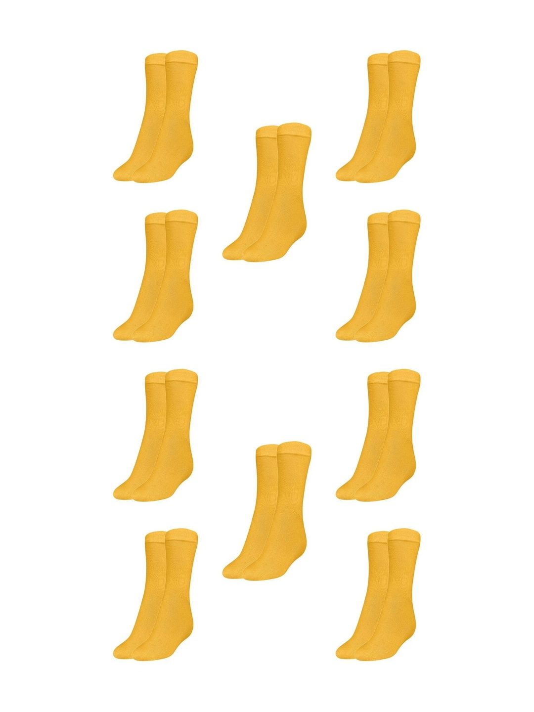 MUKHAKSH Men Pack Of 10 Cotton Calf-Length Socks-picture-39